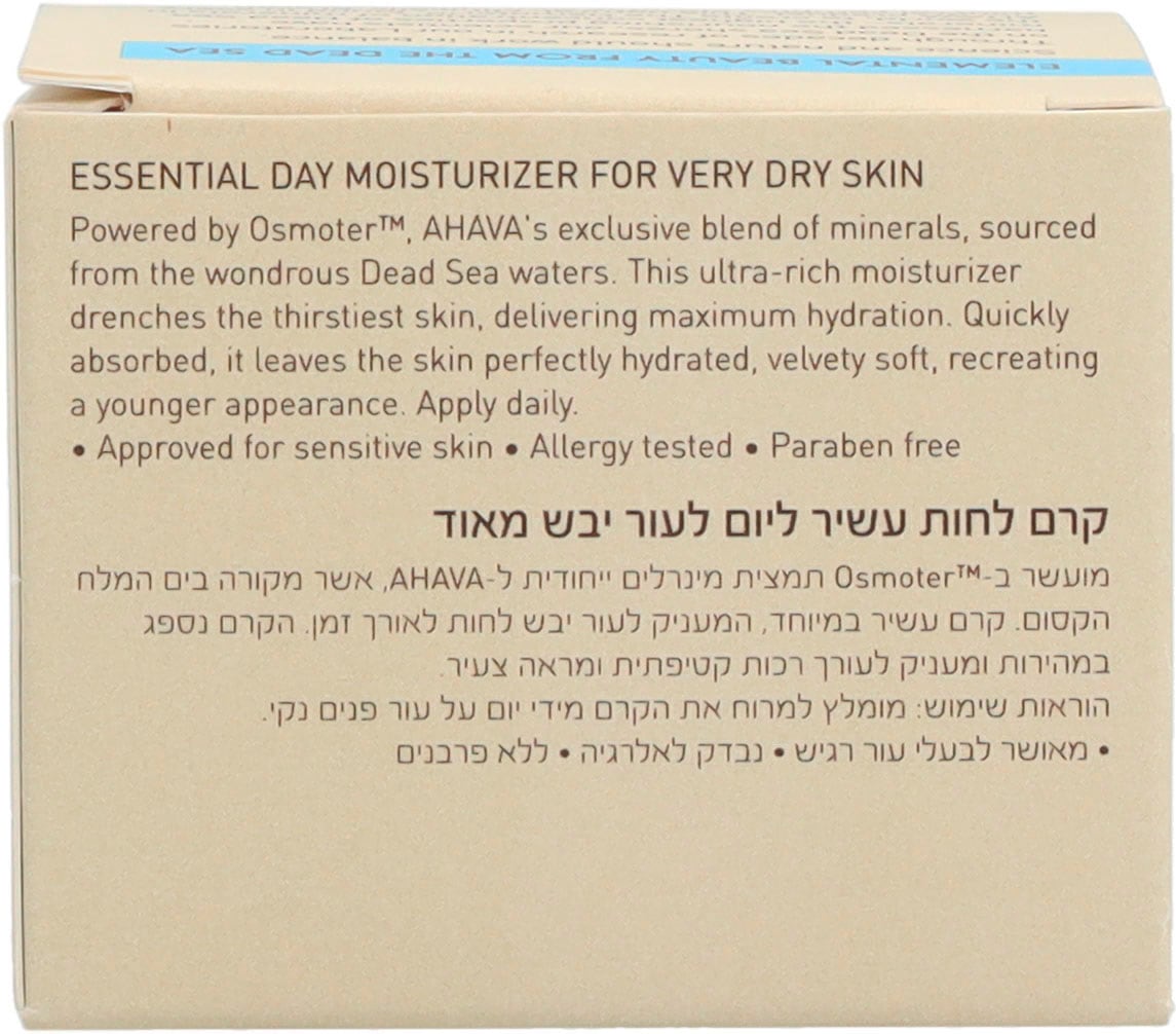 AHAVA Gesichtspflege »Time To Hydrate Essential Day Moisturizer Very Dry«