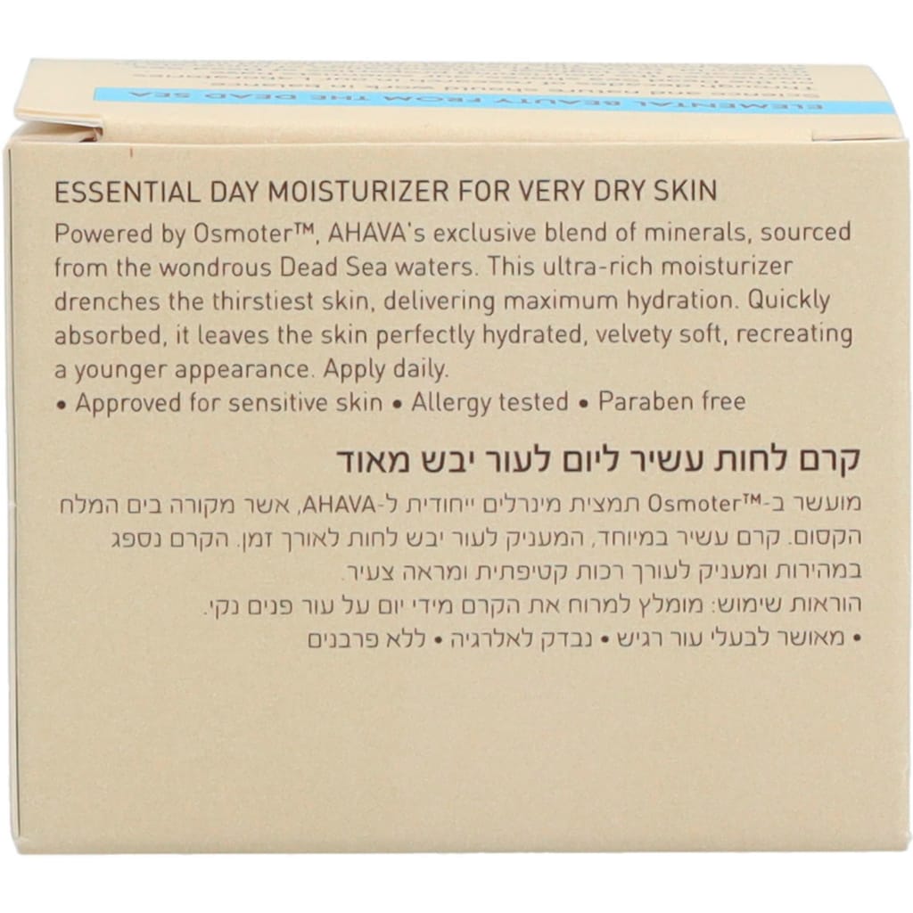 AHAVA Gesichtspflege »Time To Hydrate Essential Day Moisturizer Very Dry«