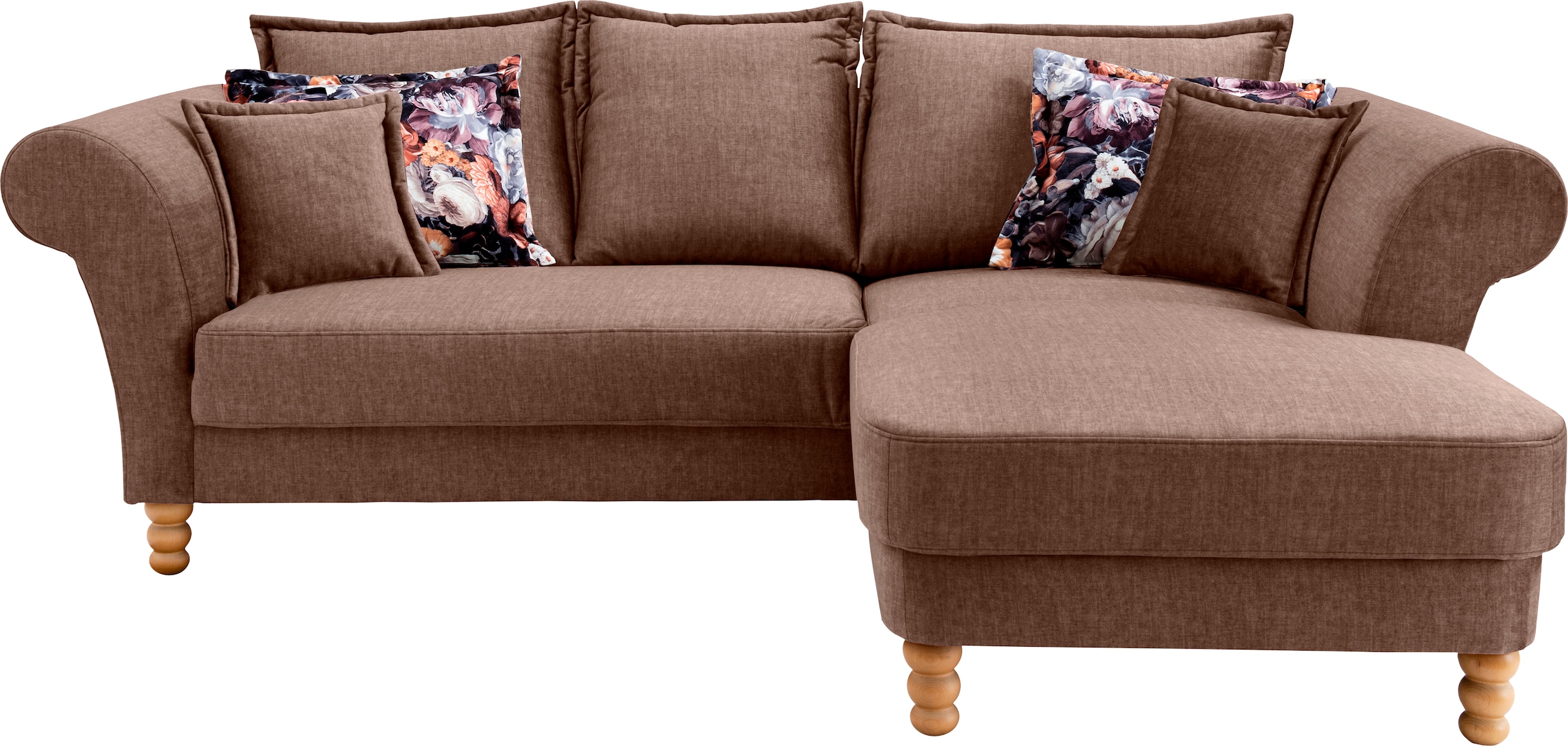 Home affaire "Tassilo Mega Polsterecke mit Kaltschaum im Sitz, bequem, L-Fo günstig online kaufen