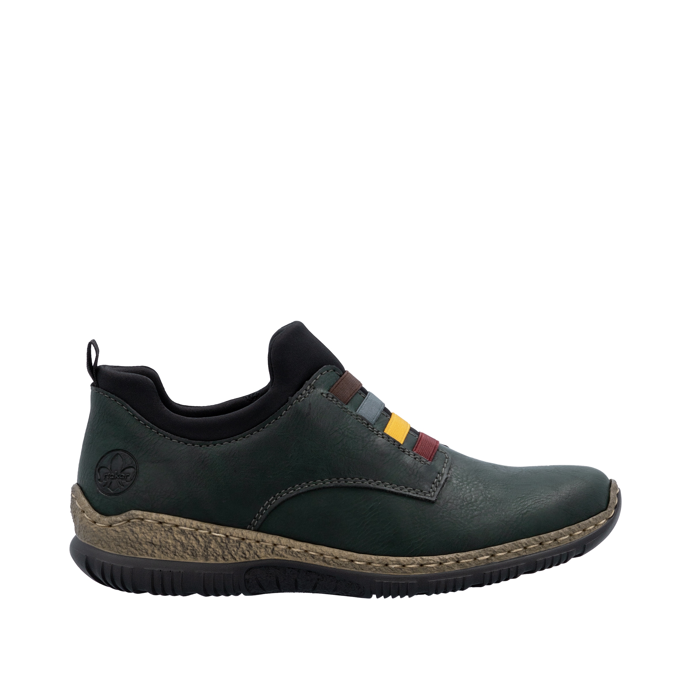Rieker Slip-On Sneaker, Slipper, Schlupfschuh, Freizeitschuh, Halbschuh mit Anziehlasche
