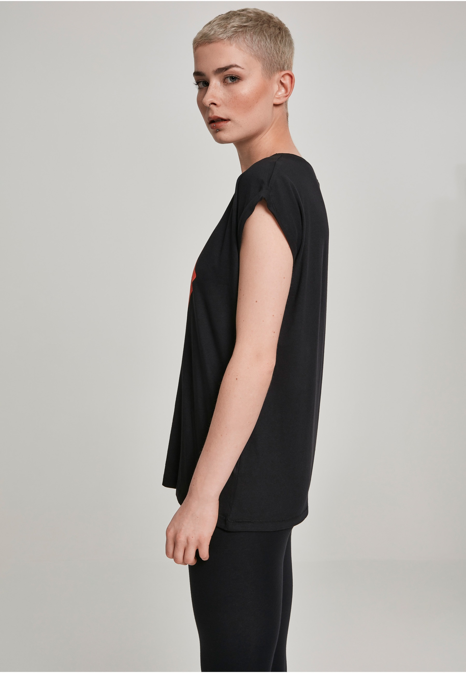 Merchcode Kurzarmshirt »Merchcode Damen Ladies Rolling Stones Tongue Tee« 1 Stk.