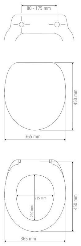 WENKO WC-Sitz »Yak«, mit Softclose, aus Thermoplast