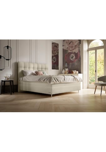 Boxspringbett »Aida«, inkl. BULTEX® Topper, Metallfuß in chrom