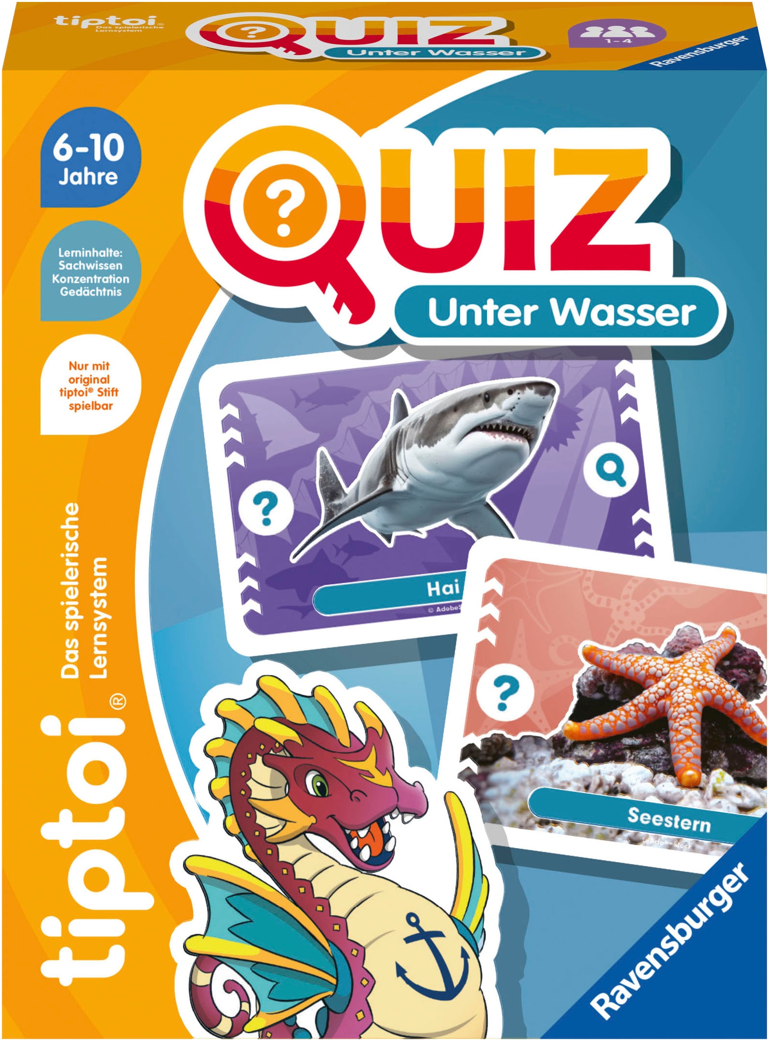 Spiel »tiptoi® Quiz Unter Wasser«, Made in Europe, FSC® - schützt Wald - weltweit