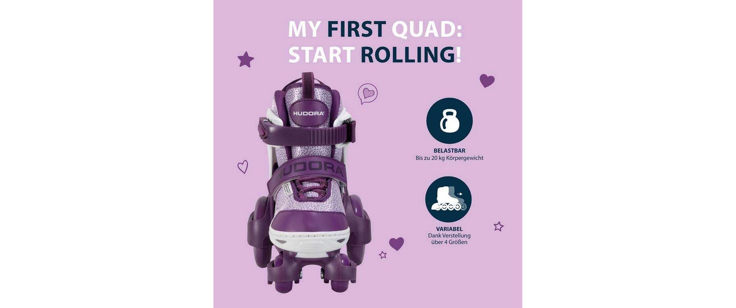 Hudora Inlineskates »My First Quad 30-33«