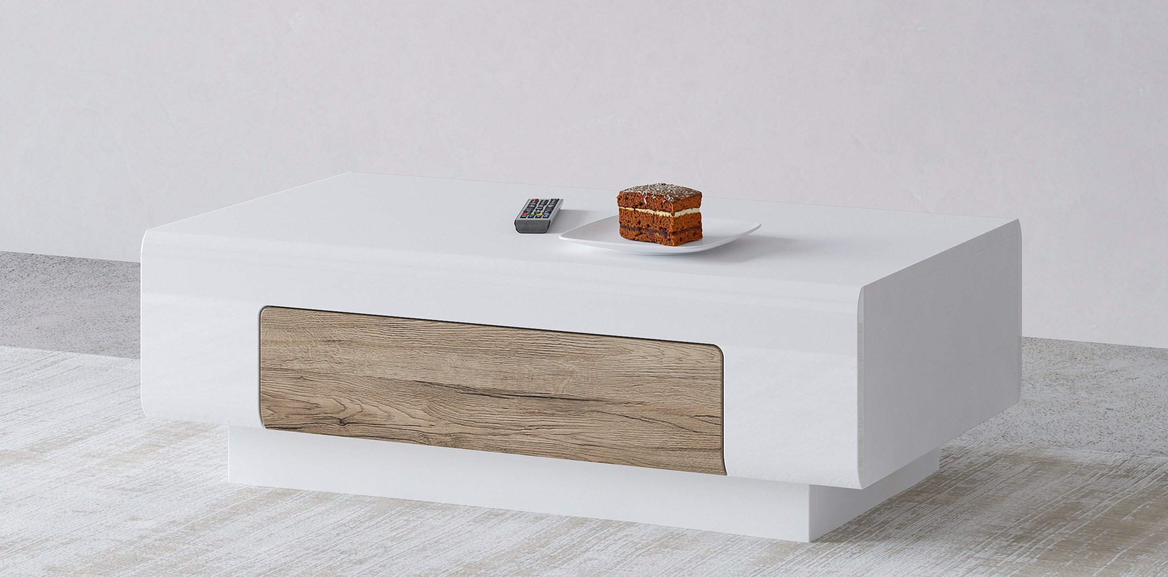 OTTO home Couchtisch "Toledo,Breite 110cm eleganter Sofatisch mit Hochglanz günstig online kaufen