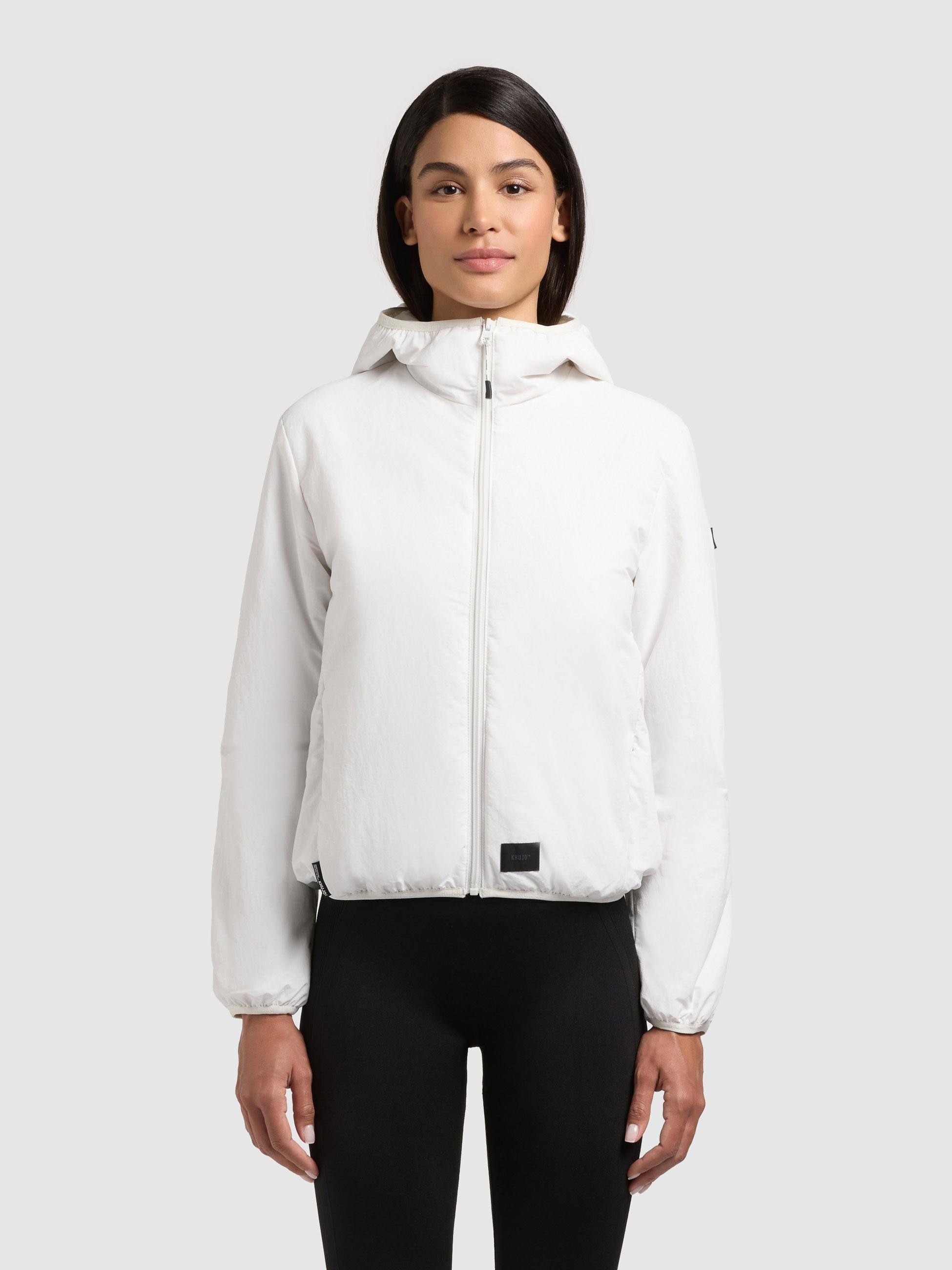 khujo Outdoorjacke »Shelly2« 2 Stk. tlg. mit Kapuze packbare Damen Übergangsjacke mit Tasche