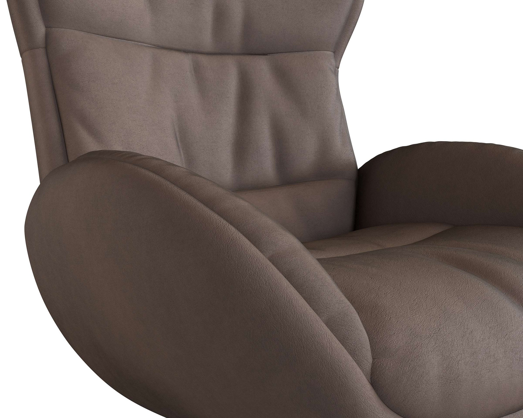 FLEXLUX Relaxsessel »Haze, TV-Sessel, Fernsehsessel, Polstersessel,«, Rückenteilverstellung, drehbar, Fuß Alu