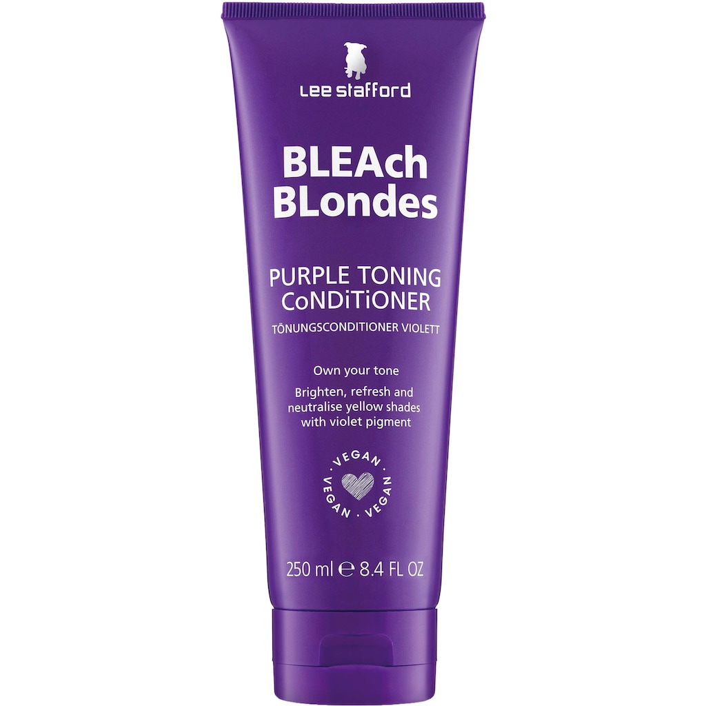 Lee Stafford Haarshampoo »Bleach Blonde Purple Toning Conditioner«