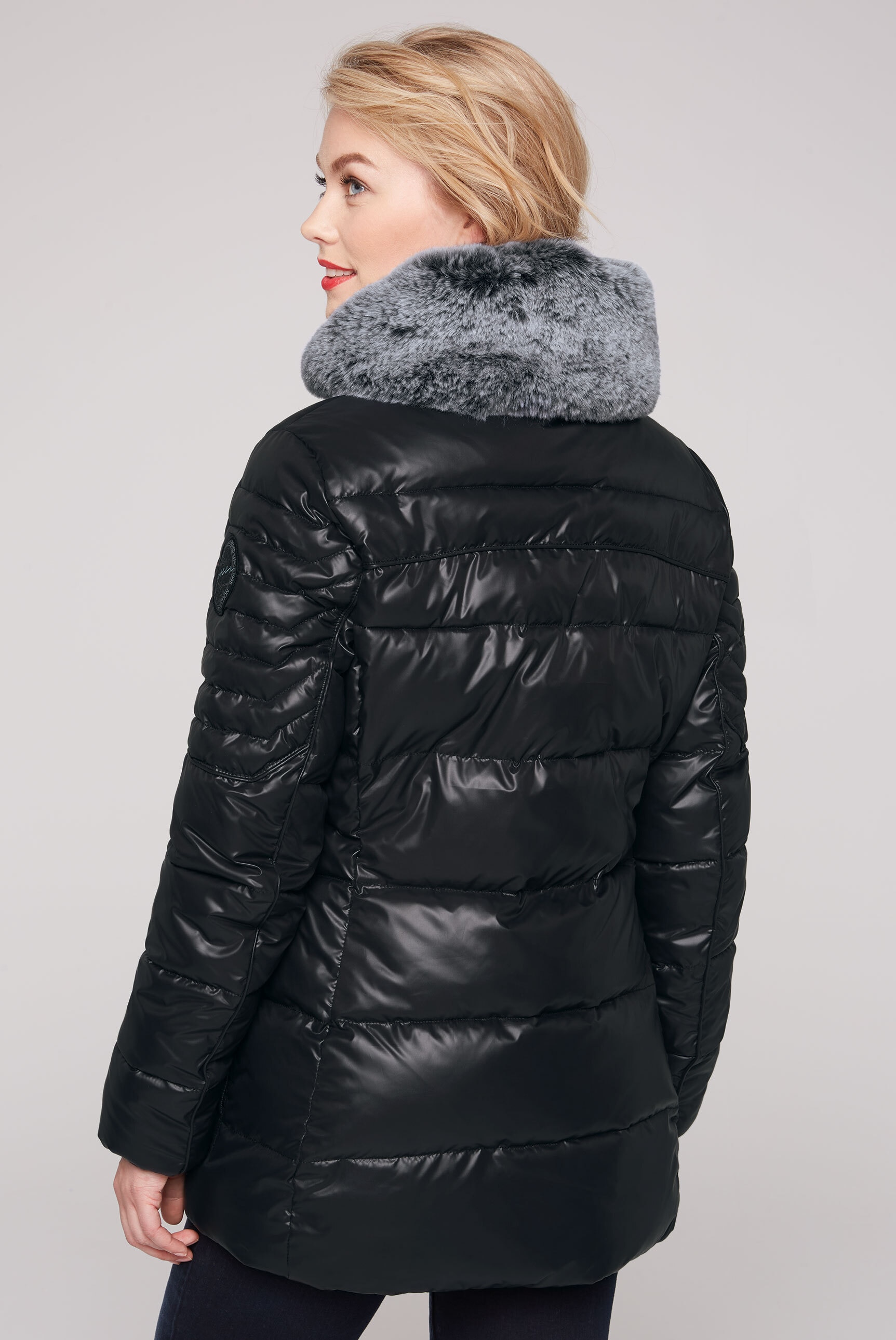 SOCCX Winterjacke, ohne Kapuze, mit Windbreaker-Bündchen