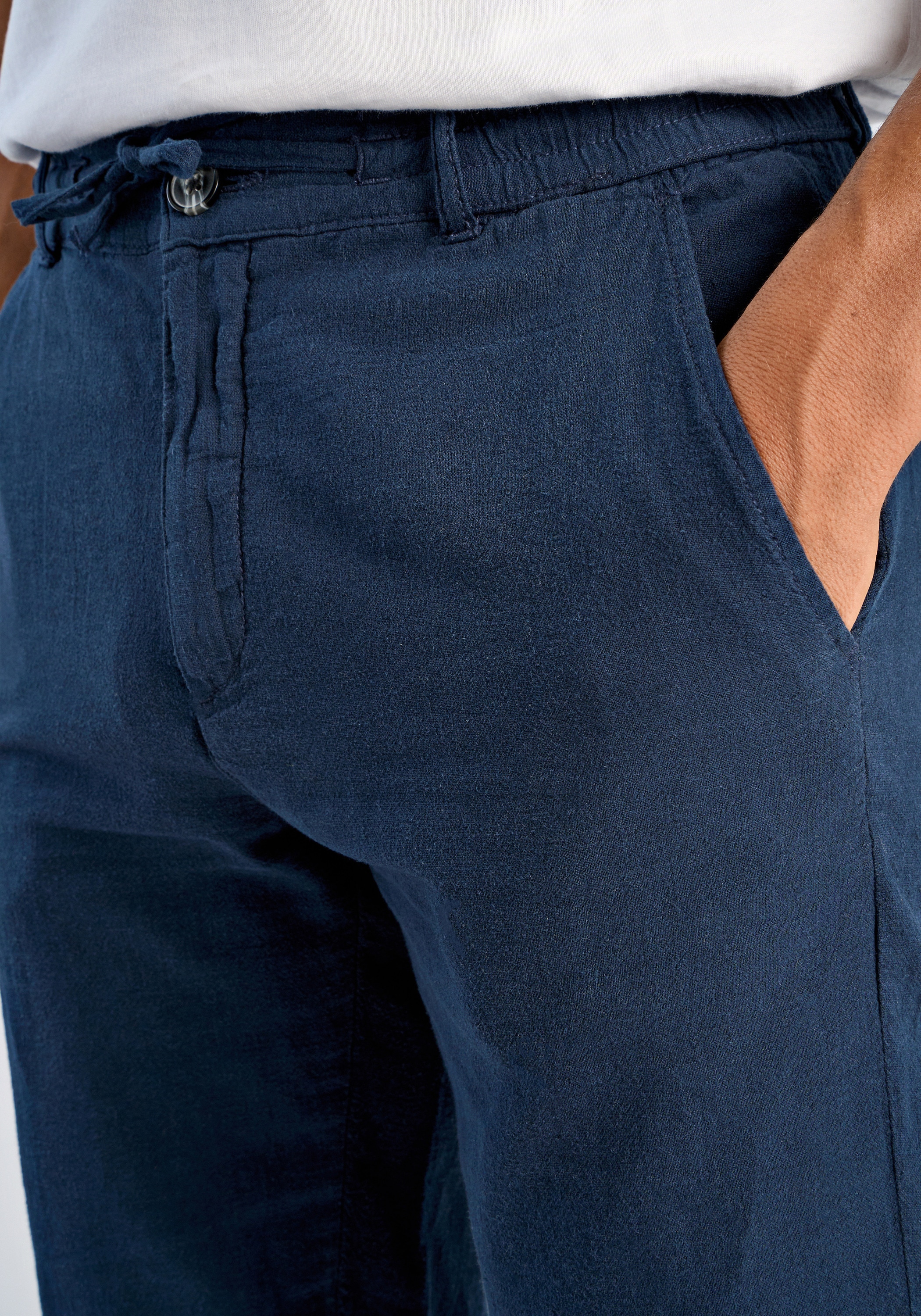 LINDBERGH Shorts »Leinenshorts Relaxed Fit«