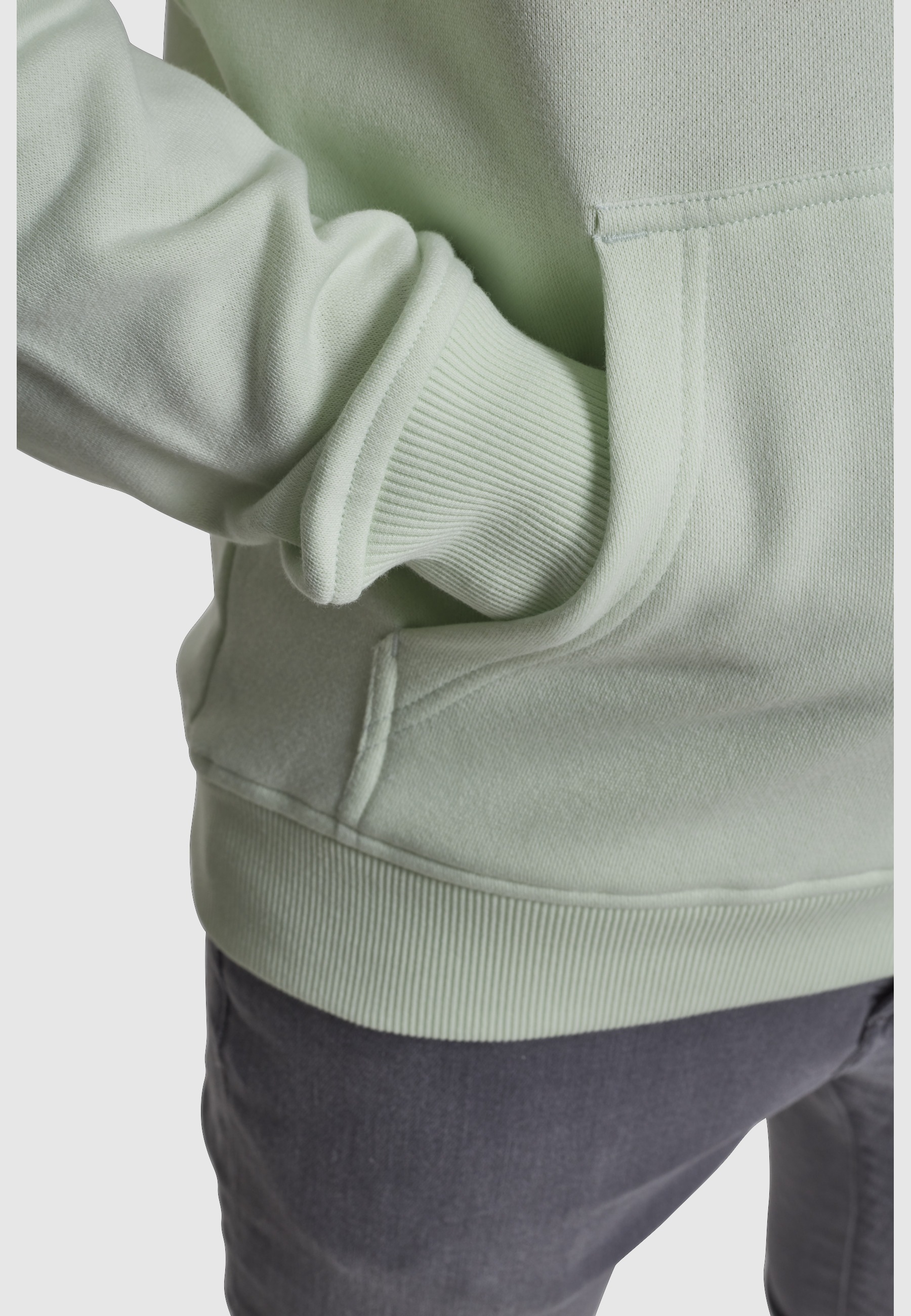 URBAN CLASSICS Rundhalspullover »Urban Classics Herren Basic Sweat Hoody« 1 Stk.