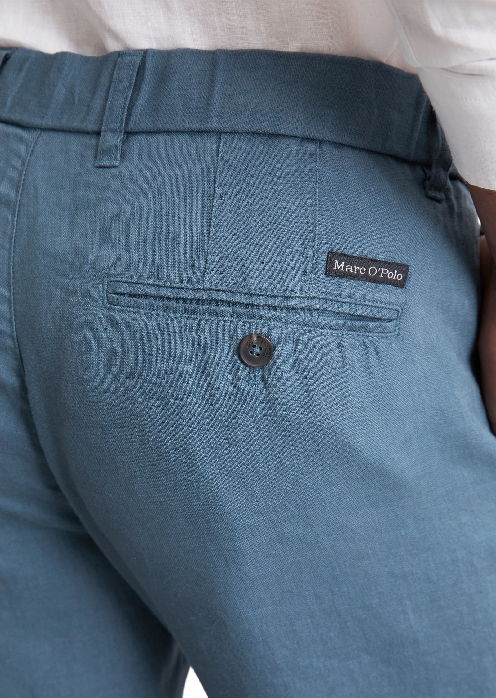 Marc O'Polo Leinenhose »Osby jogger pleats«
