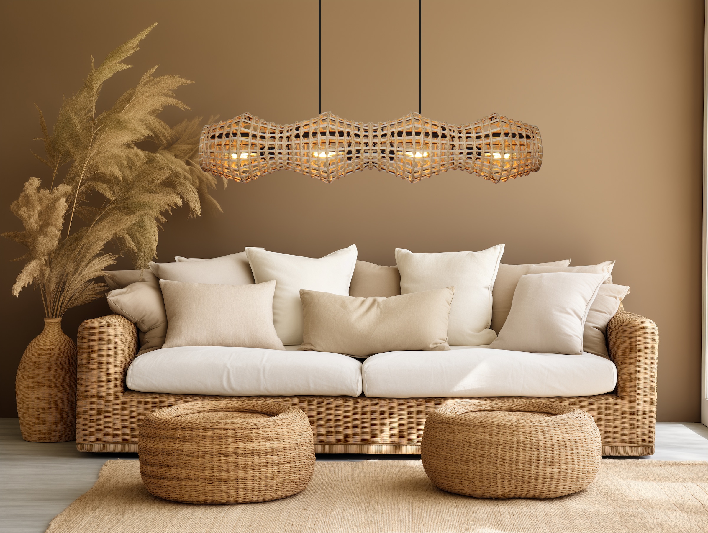 ECO-LIGHT Pendelleuchte »Capella«, 4 flammig, Leuchtmittel E27 | ohne Leuchtmittel