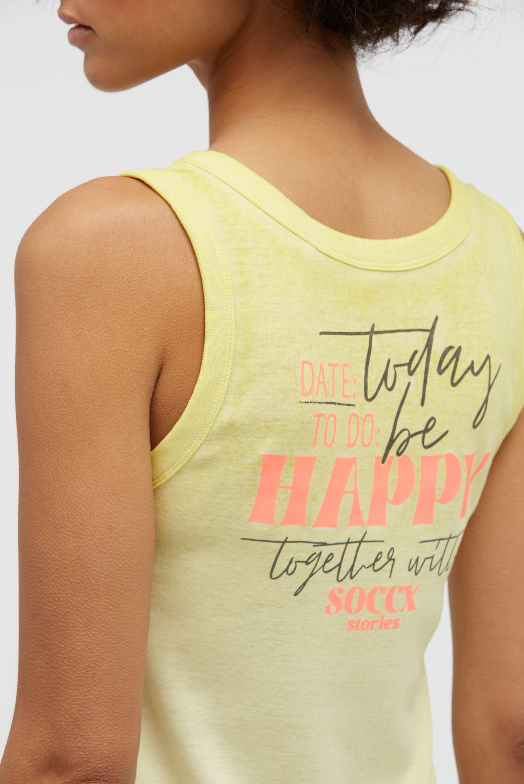 SOCCX Tanktop aus Baumwolle