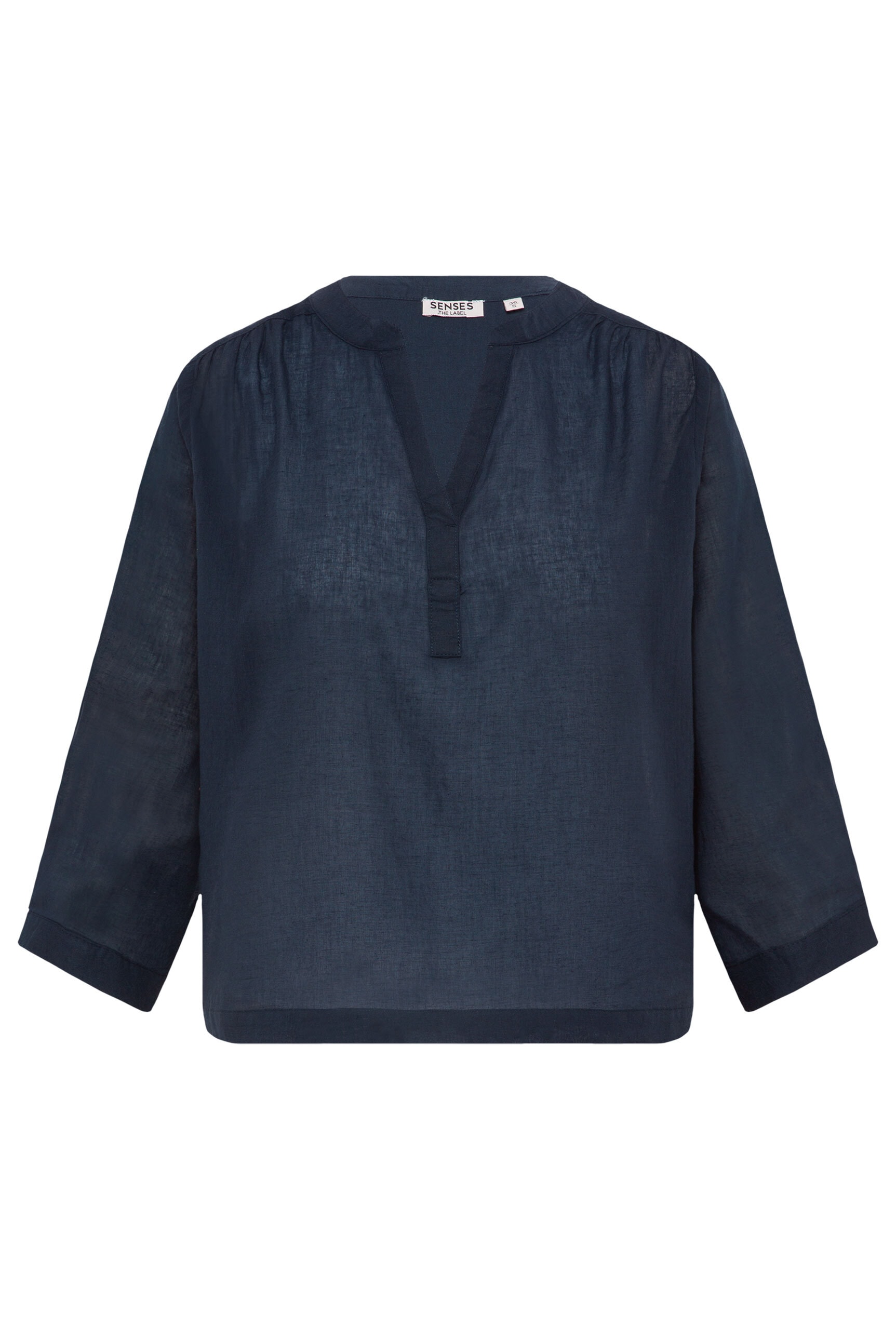SENSES.THE LABEL Schlupfbluse, mit Tunika Ausschnitt