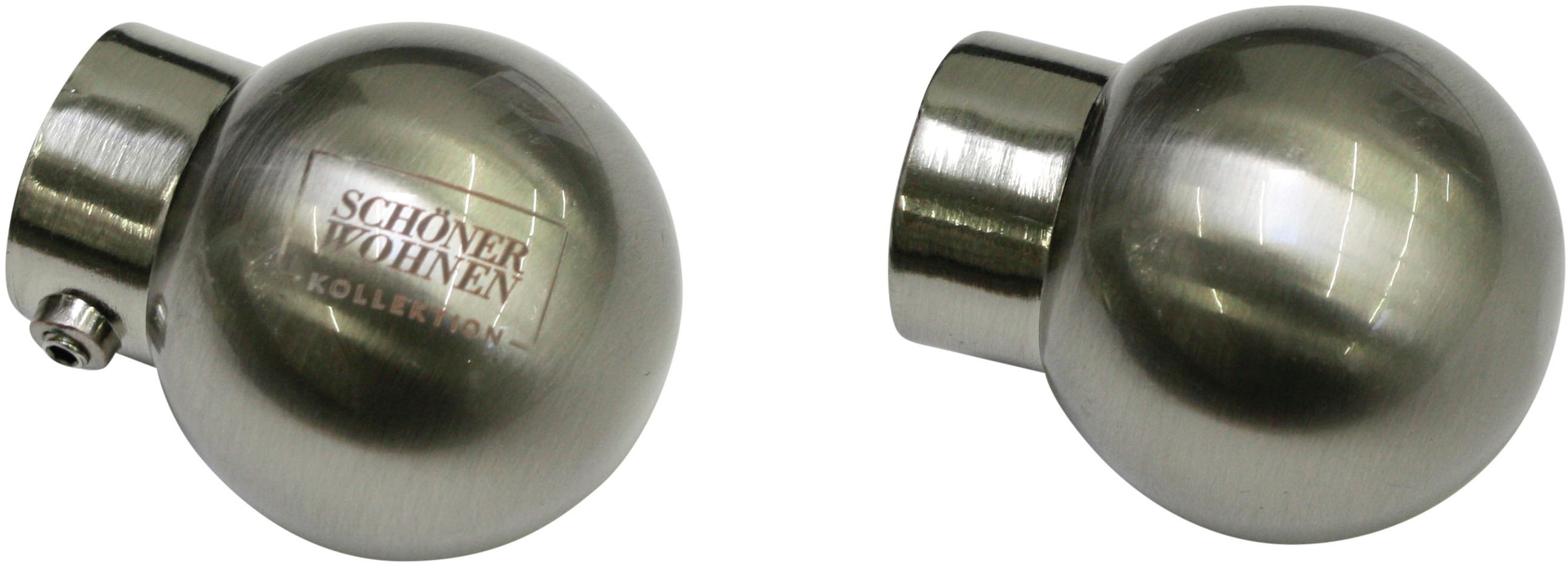 SCHÖNER WOHNEN-Kollektion Gardinenstangen-Endstück "Kugel für Ø 20 mm" Serie Einzelprogramm Leon Ø 20 mm