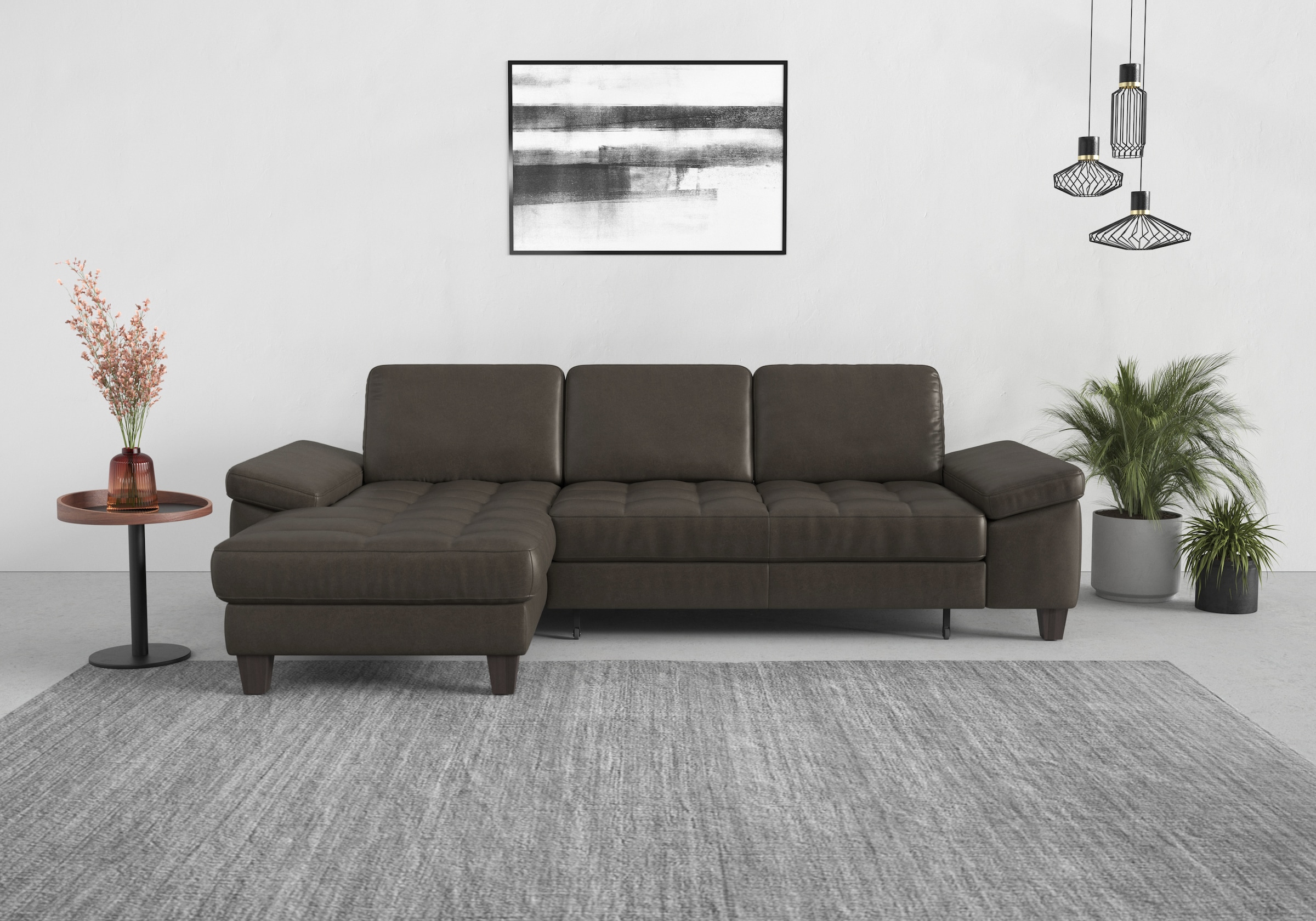 sit&more Ecksofa "Westham L-Form" Recamiere, mit oder ohne Bettfunktion, Be günstig online kaufen