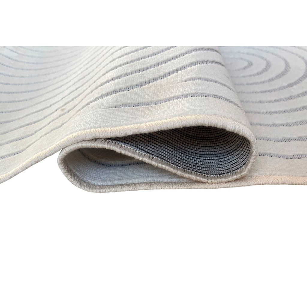 HANSE Home Teppich »Faron«, rechteckig, leichter 3 mm Kurzflor, Skandi, Boho, 3D Effekt, auch als Läufer