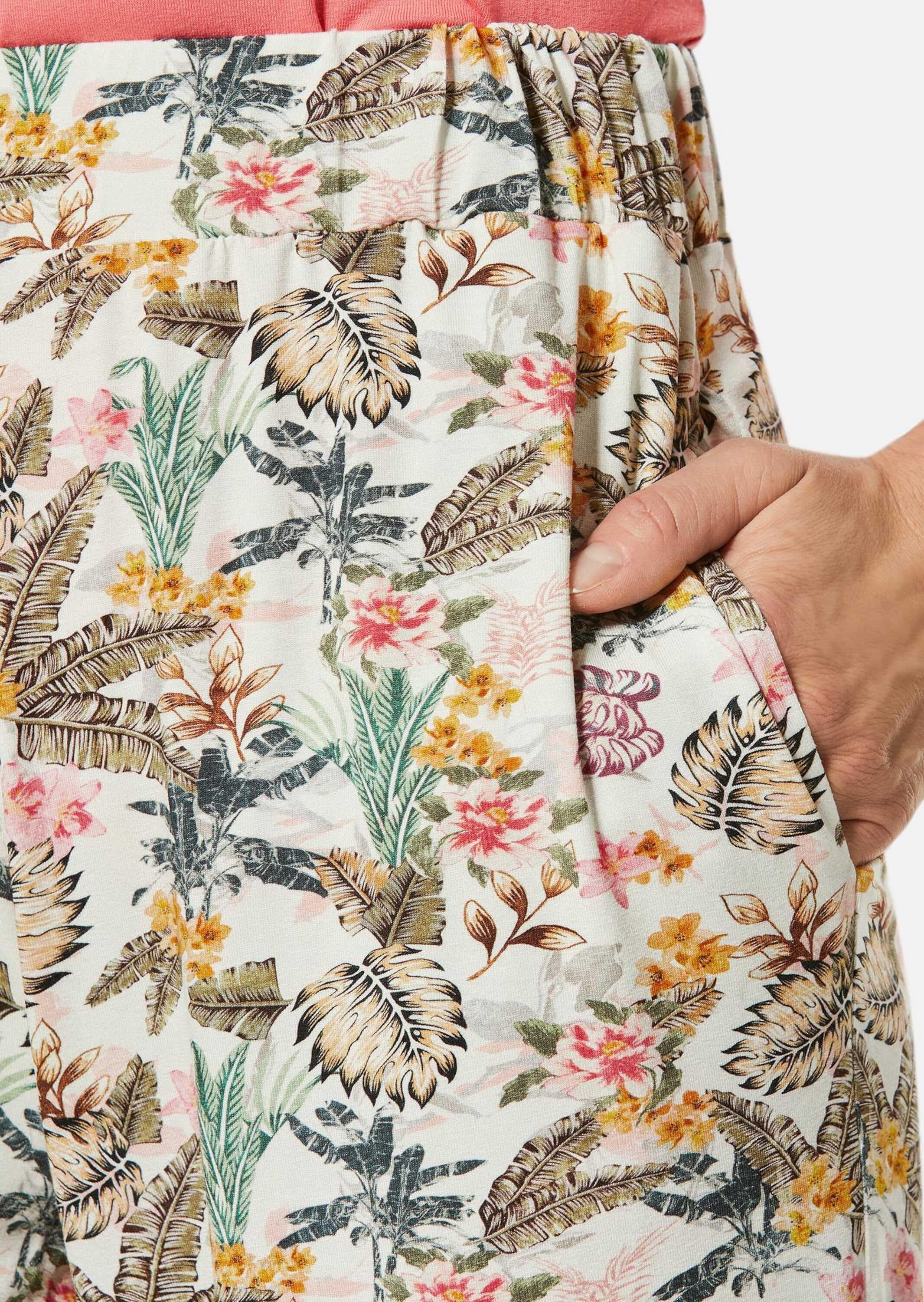 GOLDNER Chinos »Druckhose Louisa Attraktive Druckhose Louisa mit weichem Fall«