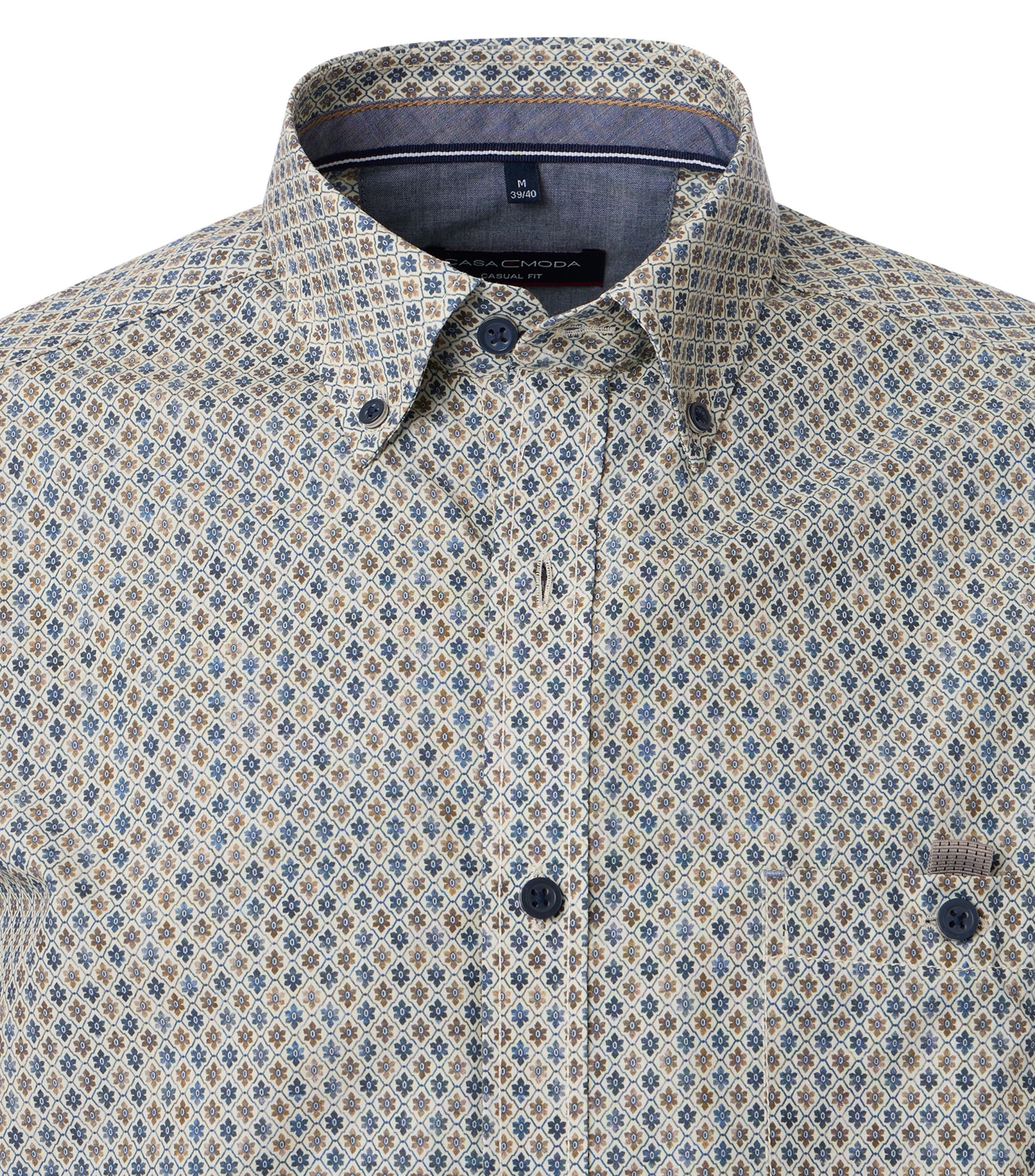 CASAMODA Langarmhemd »CASAMODA Hemdjacke Print«
