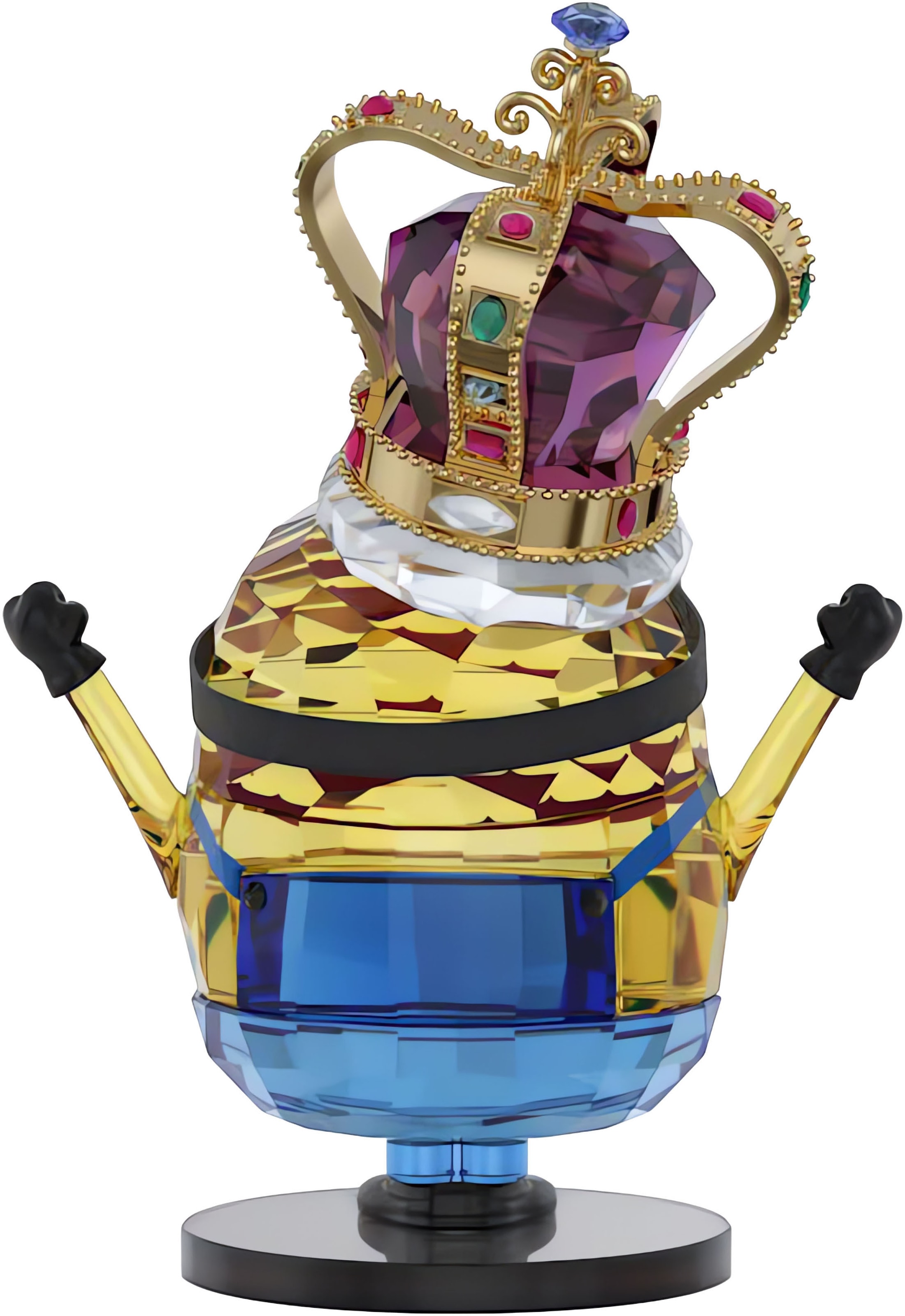 Swarovski Comicfigur »Dekofigur Kristallfigur Sammelfigur Minions King Bob, 5692030«, Swarovski® Kristall