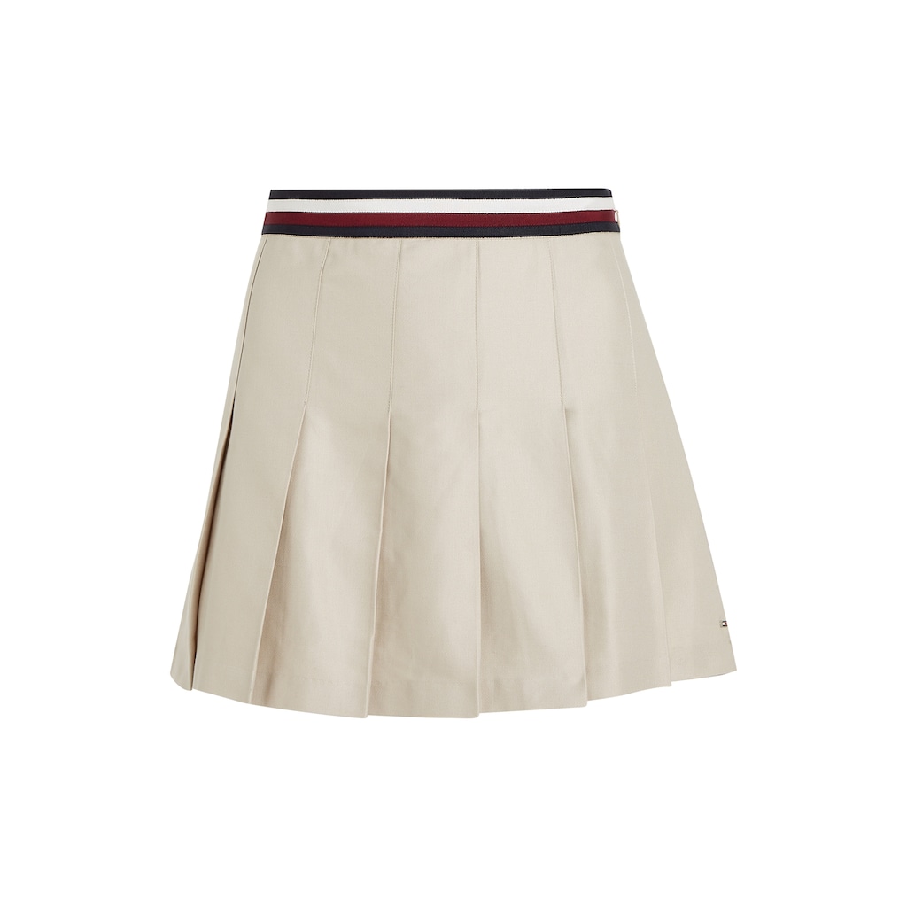 Tommy Hilfiger Minirock »GLOBAL STP PLEATED SHORT SKIRT«