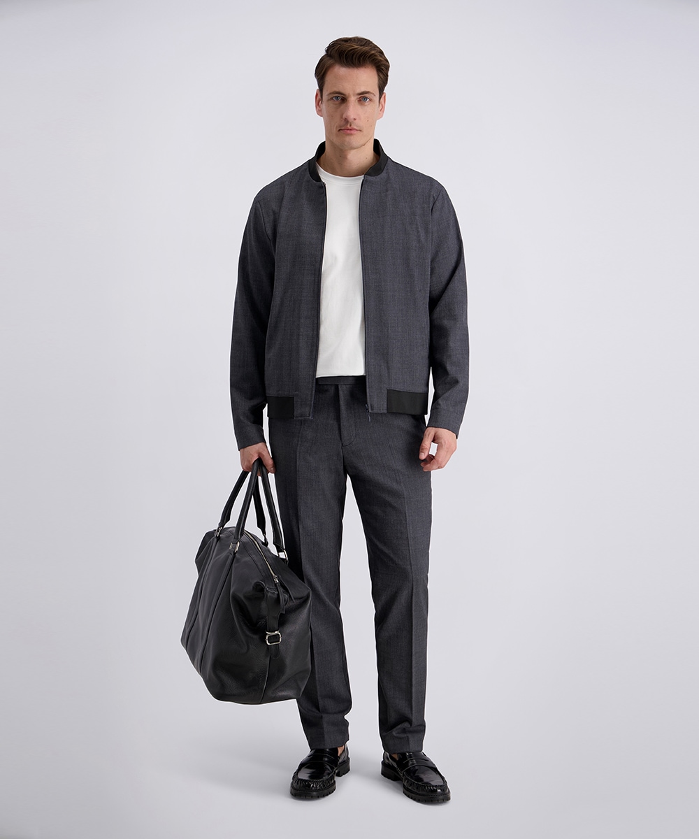 Pierre Cardin Blouson ohne Kapuze mit Wolle