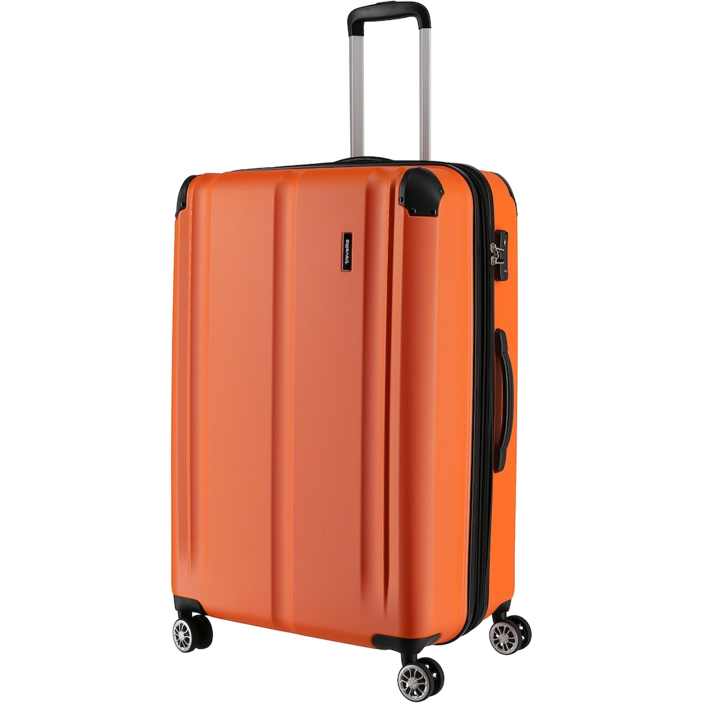 travelite Trolleyset »City, orange«, (3 tlg.)