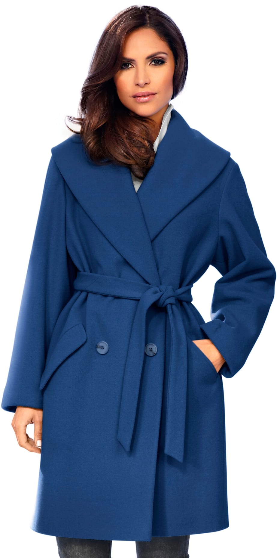 ASHLEY BROOKE by heine Wolljacke, ohne Kapuze günstig online kaufen