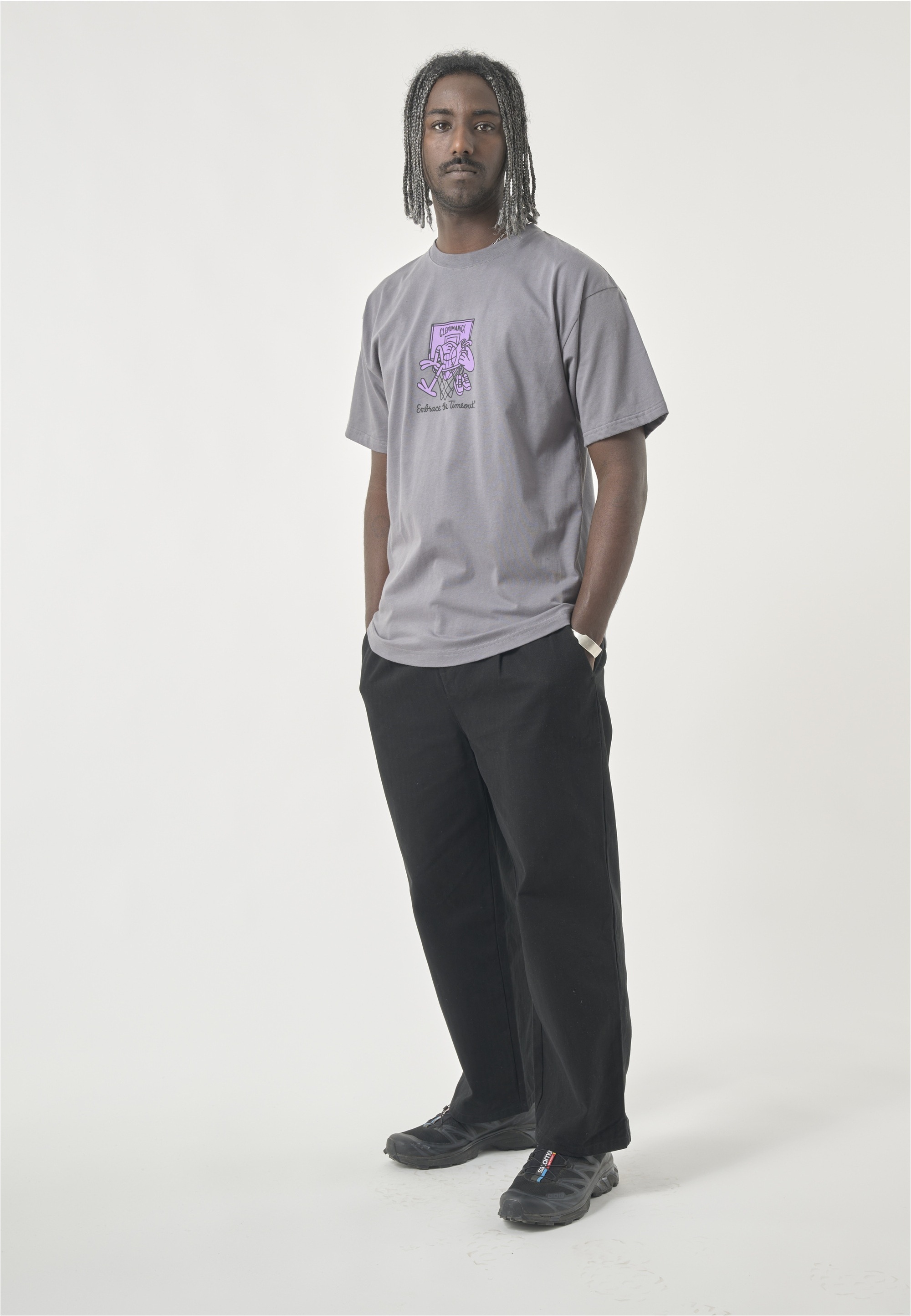 Cleptomanicx T-Shirt »Classic Tee Embrace Basket«, in locker geschnittener Form