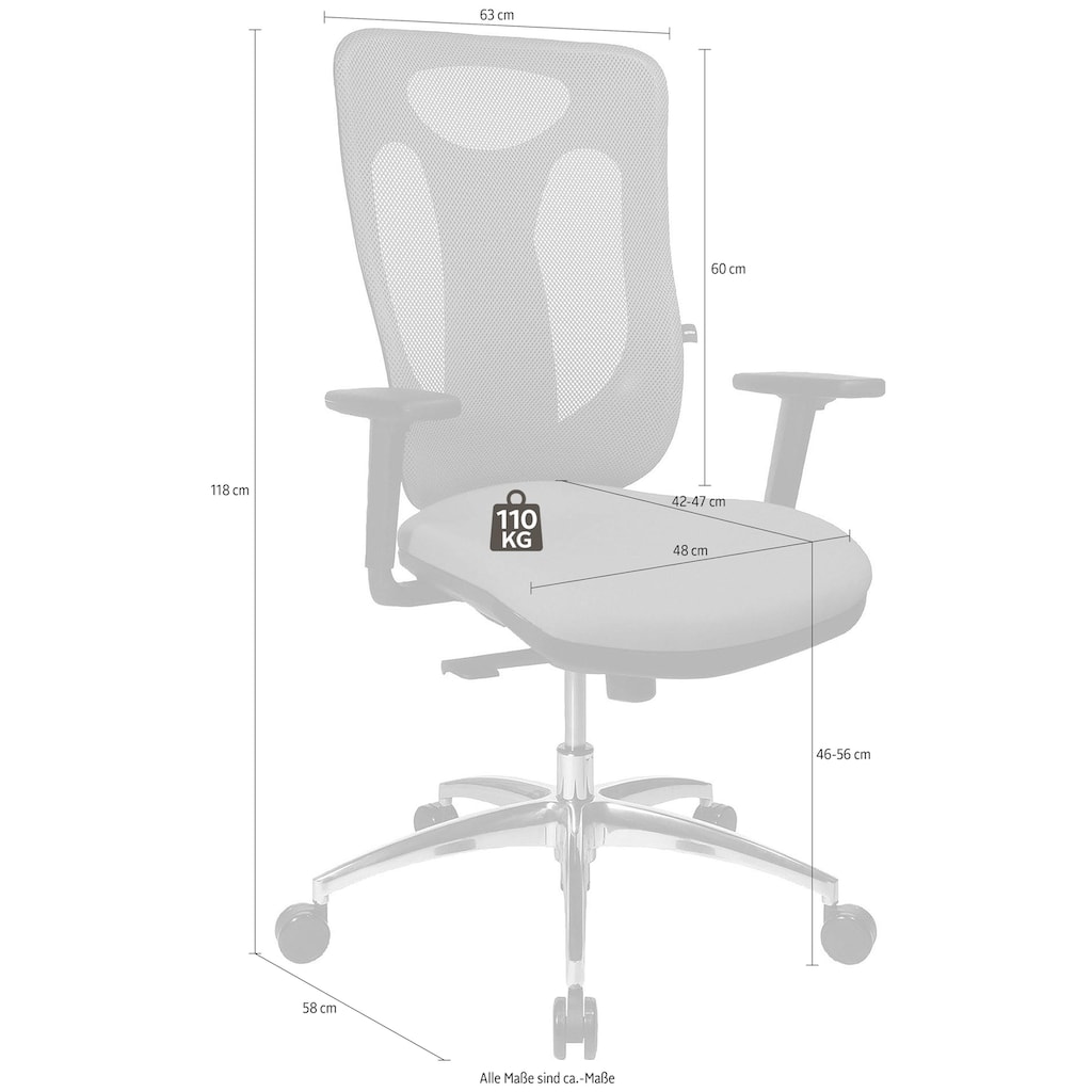 TOPSTAR Bürostuhl »Sitness Net Pro 100«