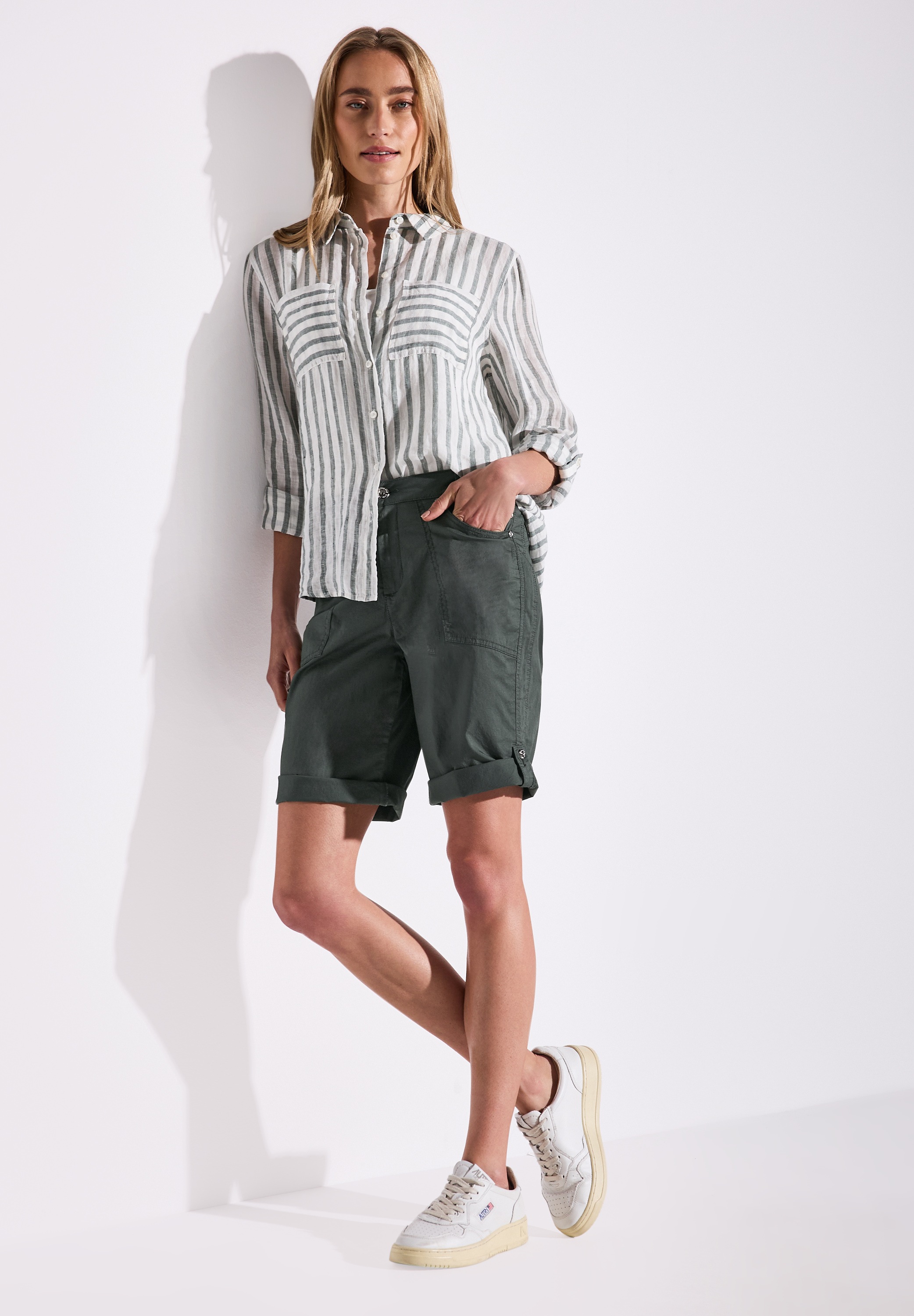 Thumbnail - STREET ONE Bermudas "Style Yulius", mit Turn-Up