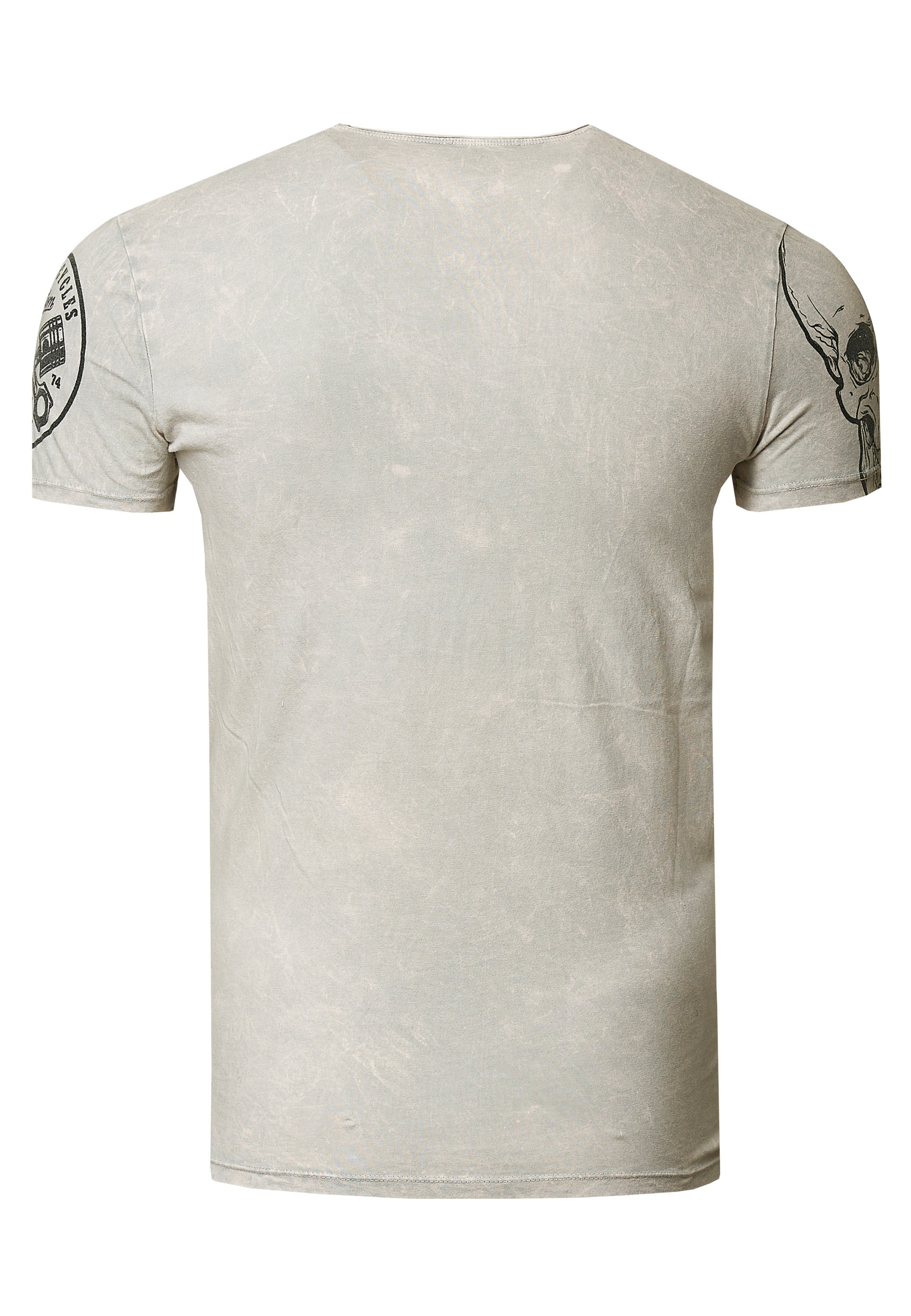 Rusty Neal T-Shirt mit coolem Frontprint