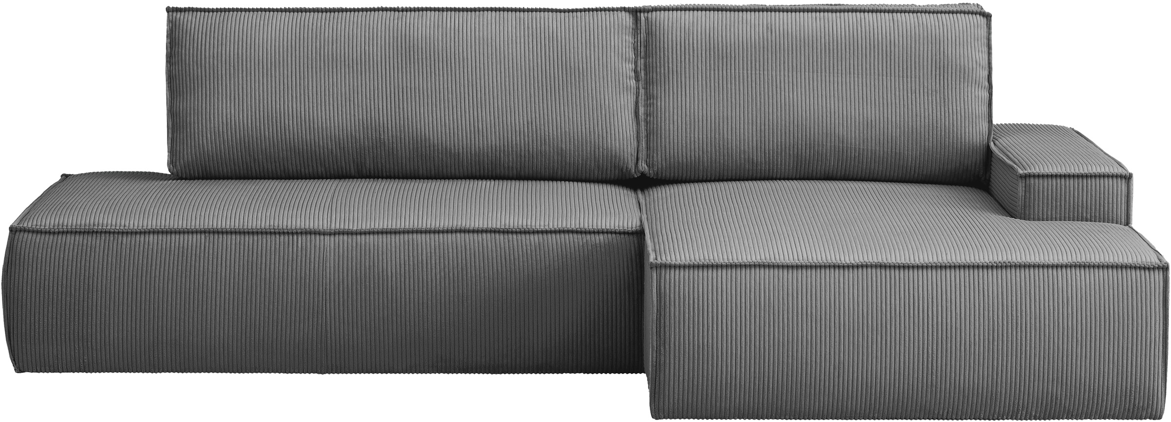 Home affaire Ecksofa "SHERWOOD, Schlafsofa in L-Form offen (275cm), Cord, L günstig online kaufen