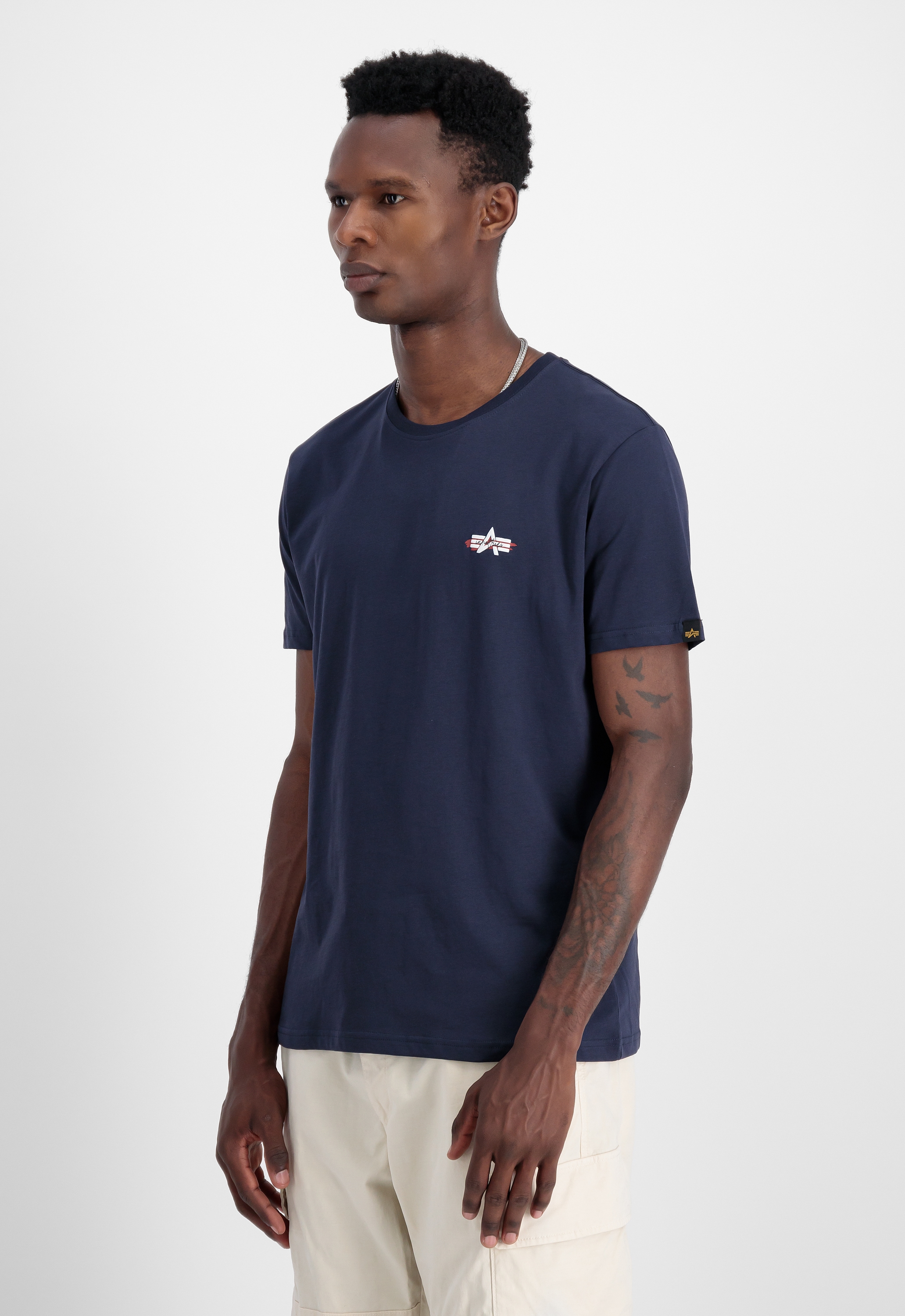Alpha Industries "Signature Puff Print Backprint T-Shirt"