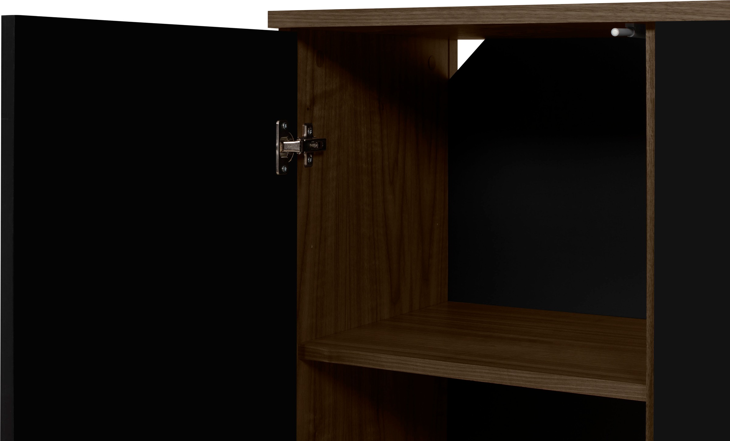 TemaHome Sideboard »Albi«, Kommode aus Echtholzfurnier mit Metallgestell, Breite 190 cm
