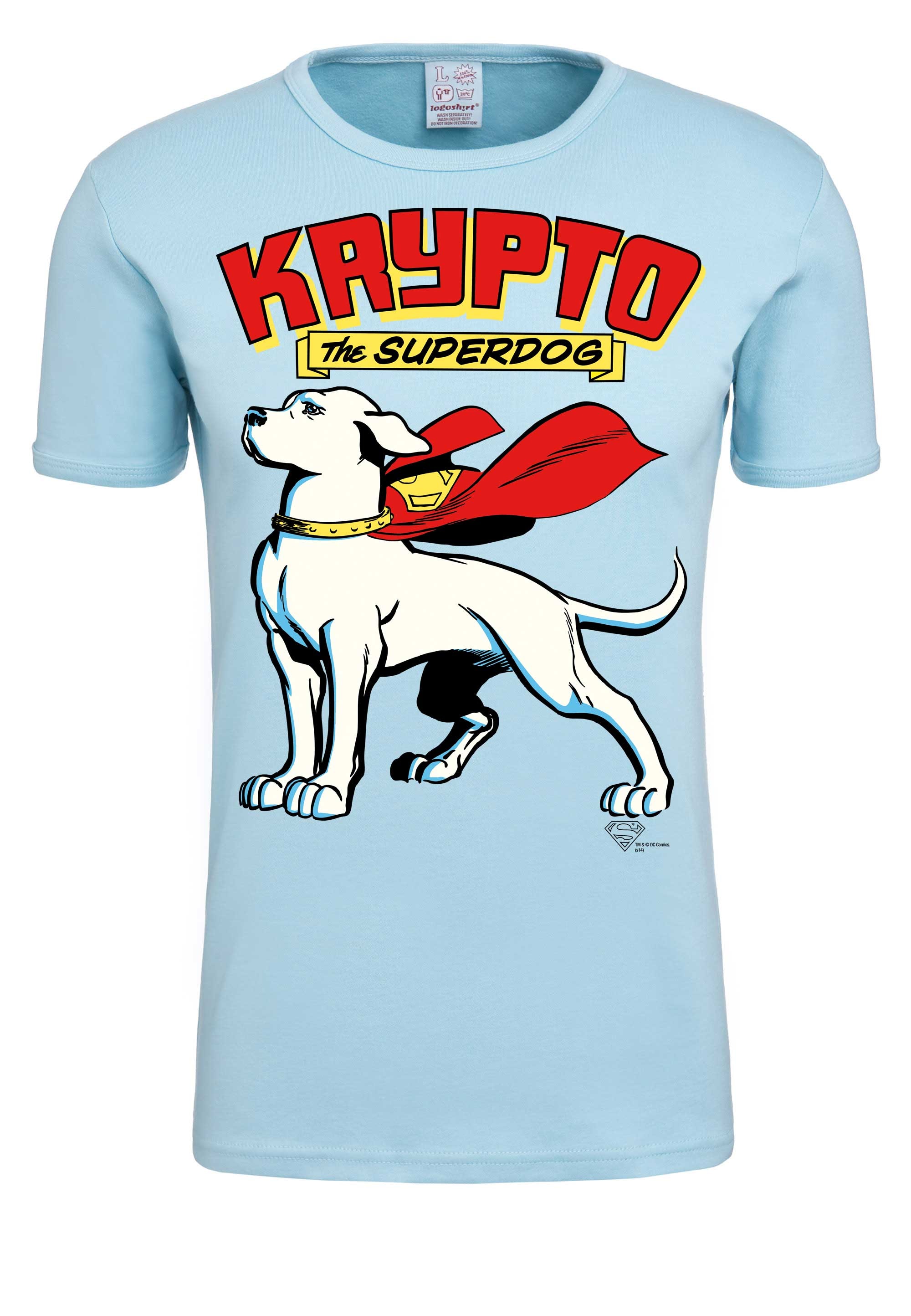 LOGOSHIRT T-Shirt »The Superdog«, mit rundem Ausschnitt