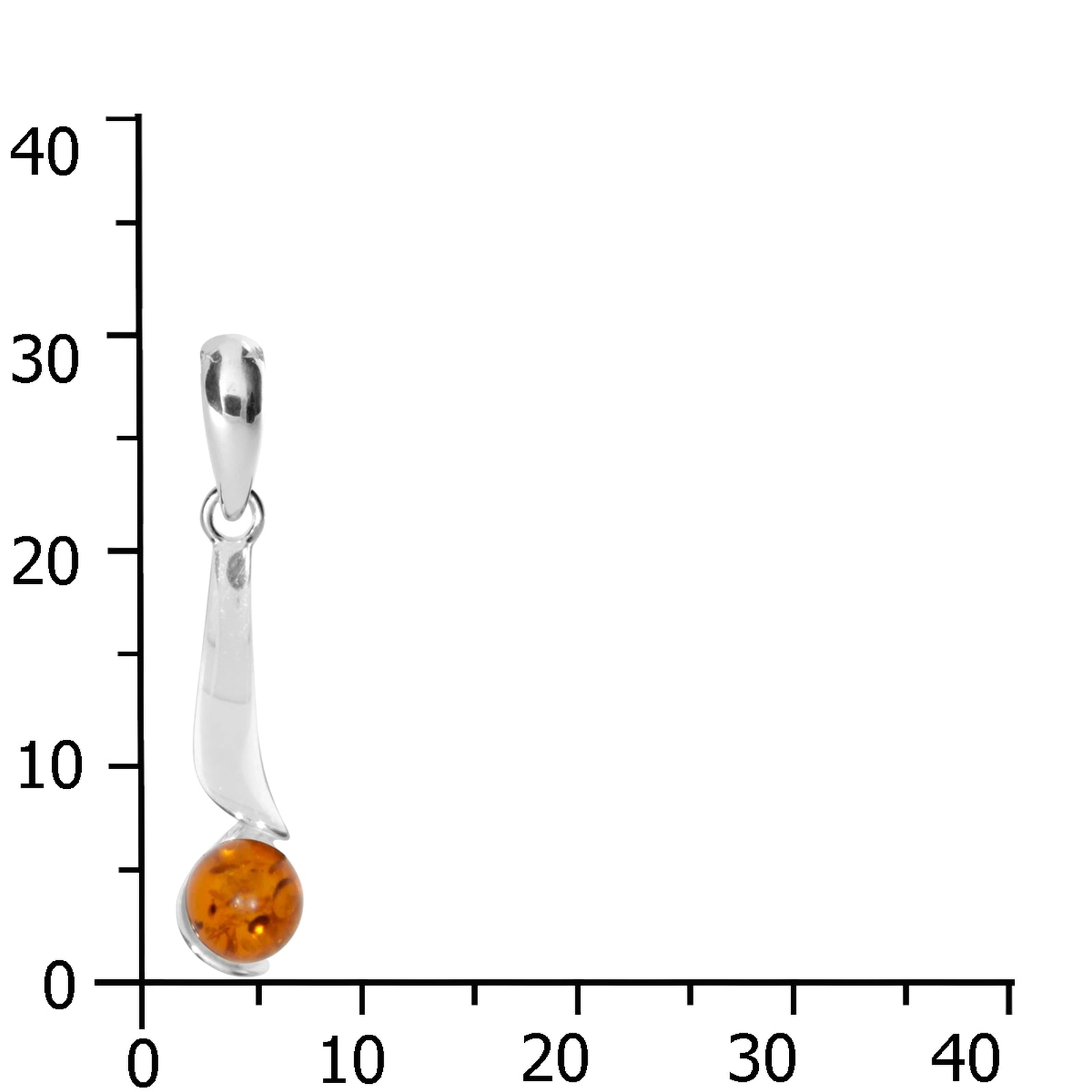 OSTSEE-SCHMUCK Kettenanhänger »- Jora - Silber 925/000 - Bernstein«