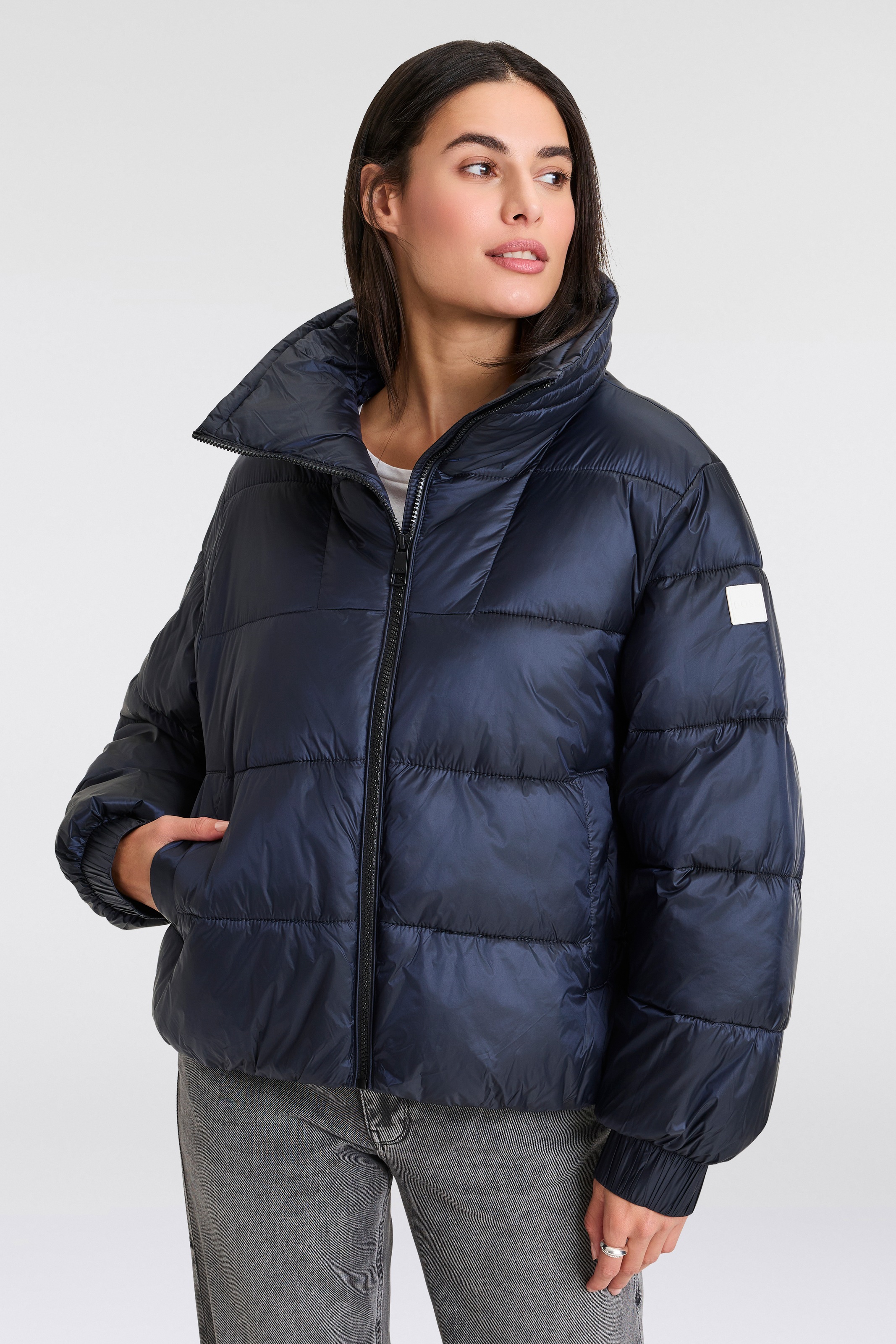 BOSS ORANGE Outdoorjacke "C Padina 10262827", mit gefüttertem Kragen günstig online kaufen