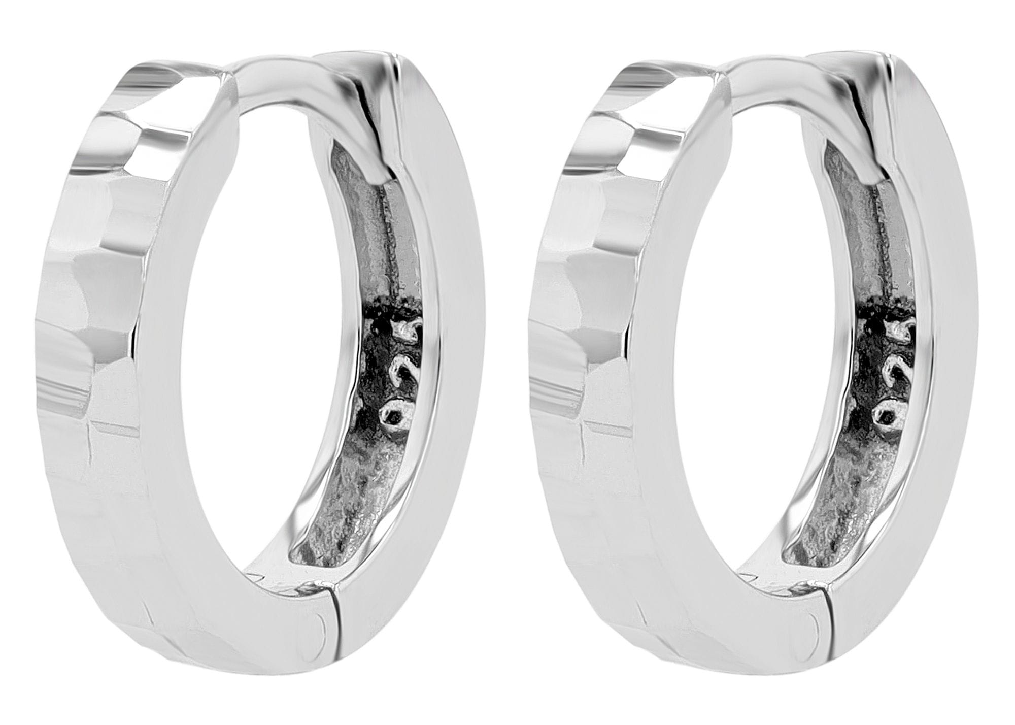 Adelia´s Klappcreolen »Damen Ohrringe – Klappcreole aus 925 Silber« Ideal als Geschenk – dezent und elegant