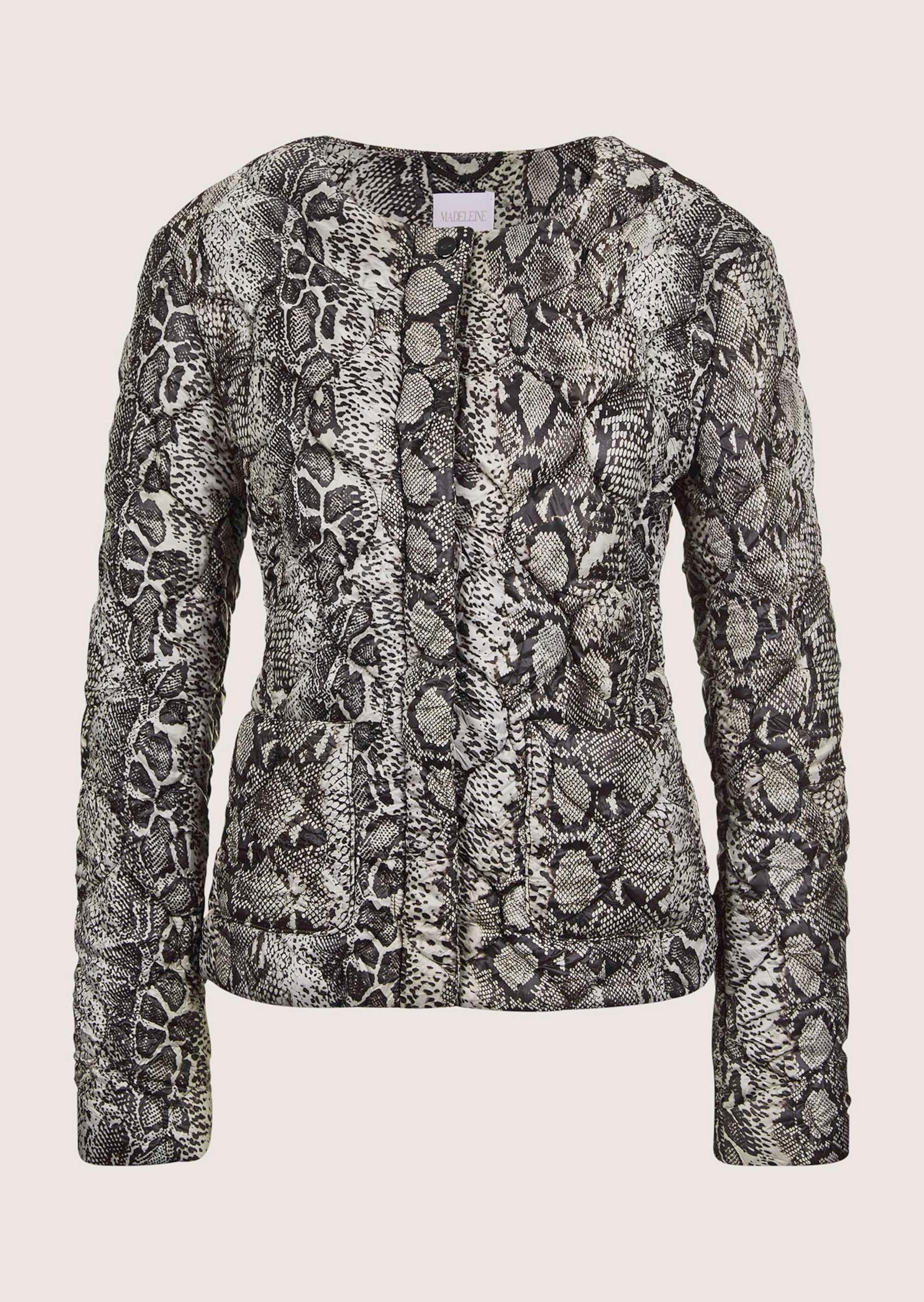 MADELEINE Steppjacke "Jacke Sommerliche Kurzjacke mit Unikat-Print"