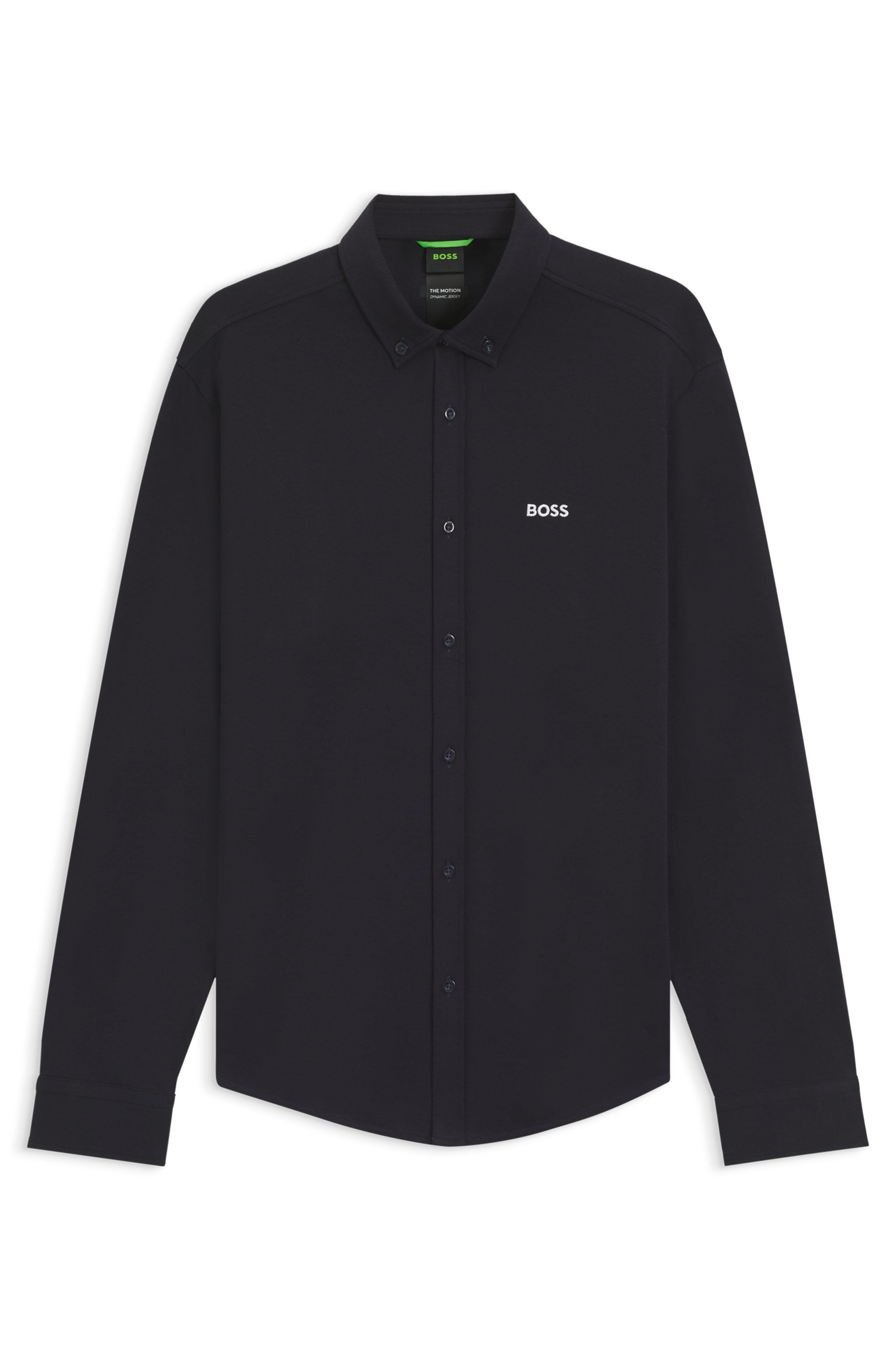 BOSS GREEN Langarmhemd »B Motion L«, softe Baumwolle, Vier-Wege-Stretch, knitterfrei