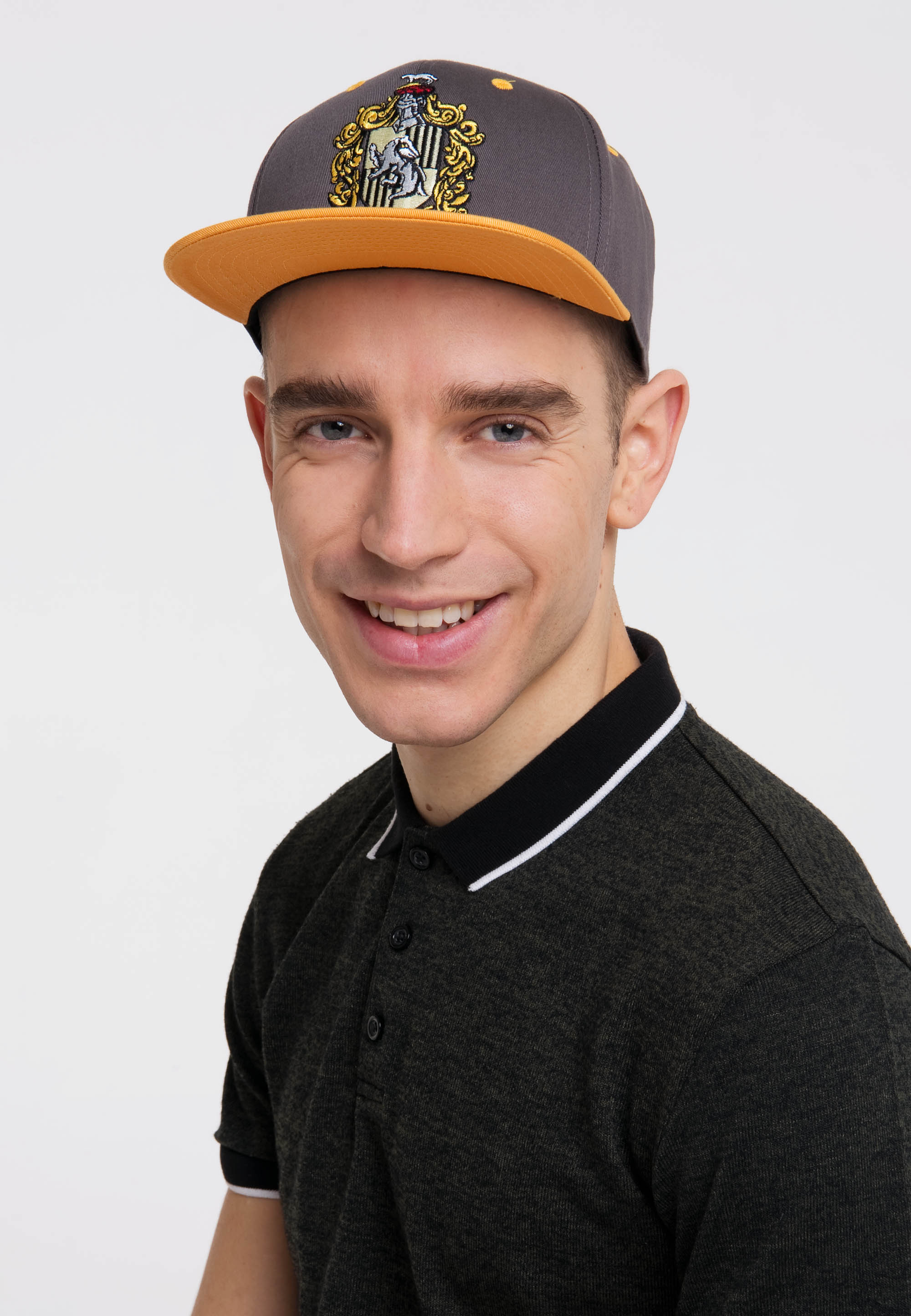 Thumbnail - LOGOSHIRT Baseball Cap "Harry Potter – Hufflepuff", mit lizenziertem Originaldesign