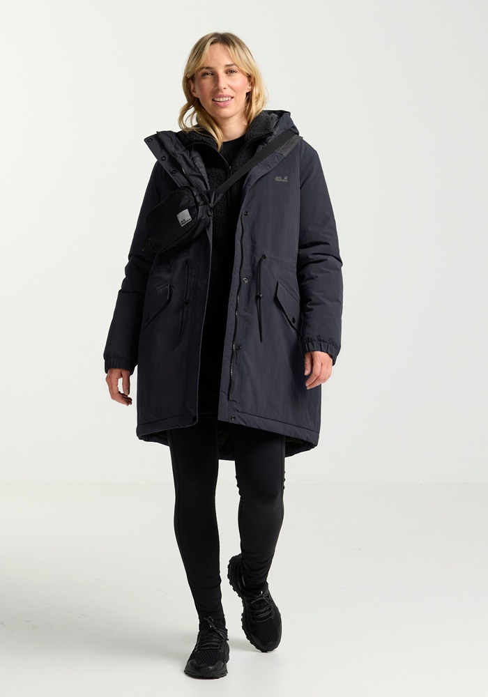 Jack Wolfskin Funktionsparka »CHILLY FROST PARKA W«, mit Kapuze