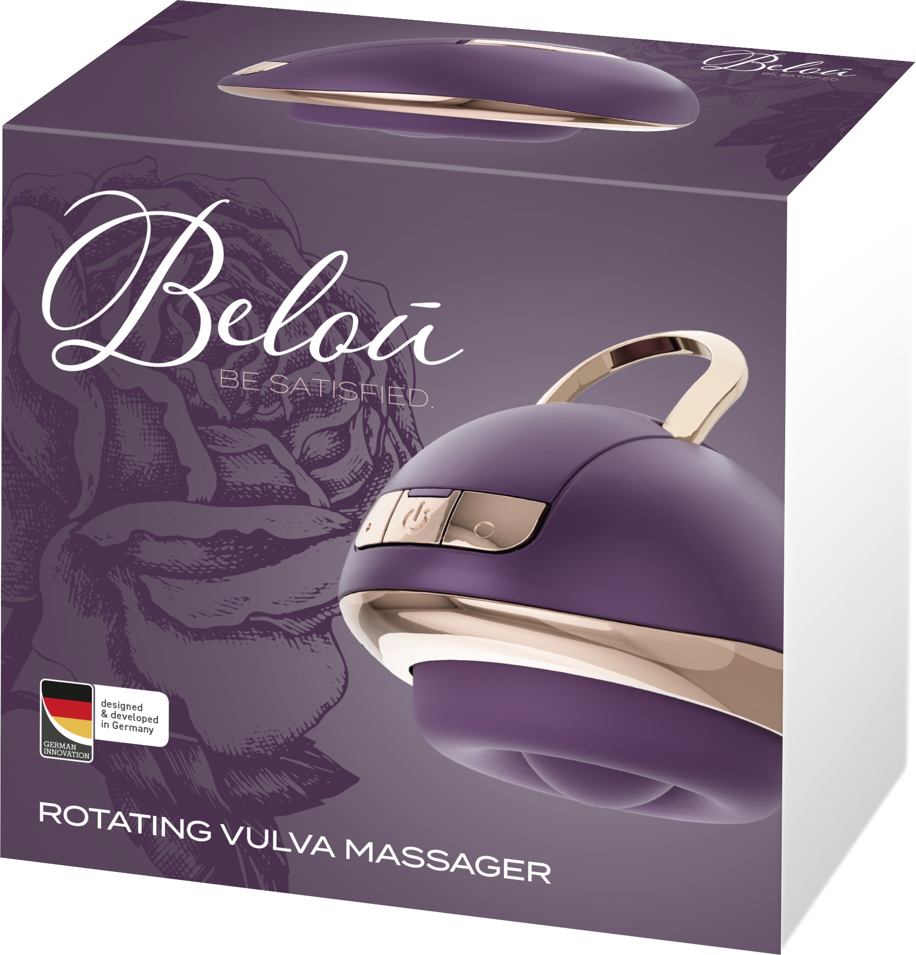 Belou Vibrator »Auflegevibrator Rotating Vulva Massager«