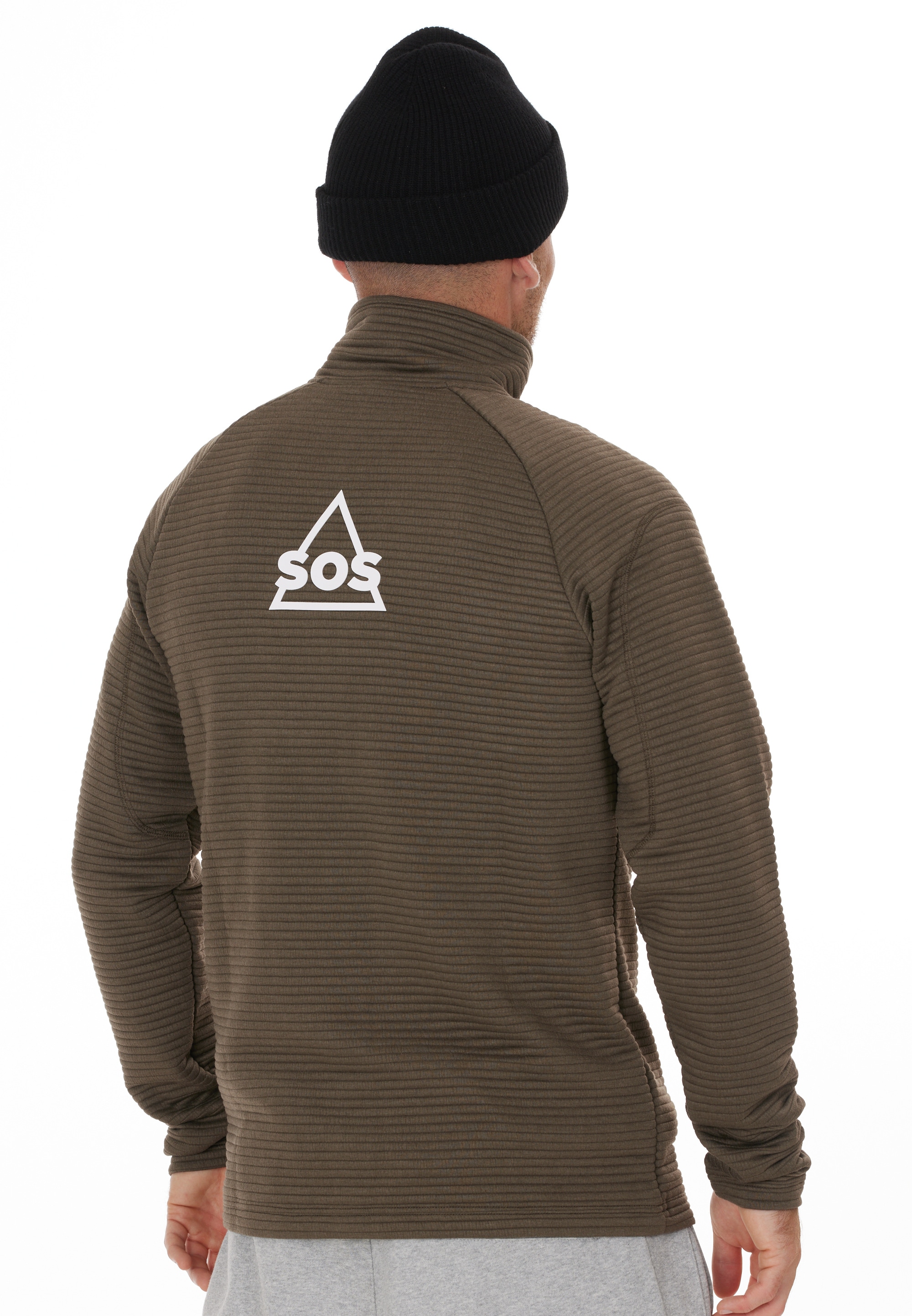 SOS Sweatjacke »Muju«, mit stilvollem Logodetail