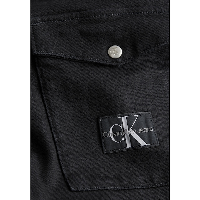 Calvin Klein Jeans Plus Langarmhemd »HERREN SHIRT UTILITY JACKET PLUS« ▷  für | BAUR
