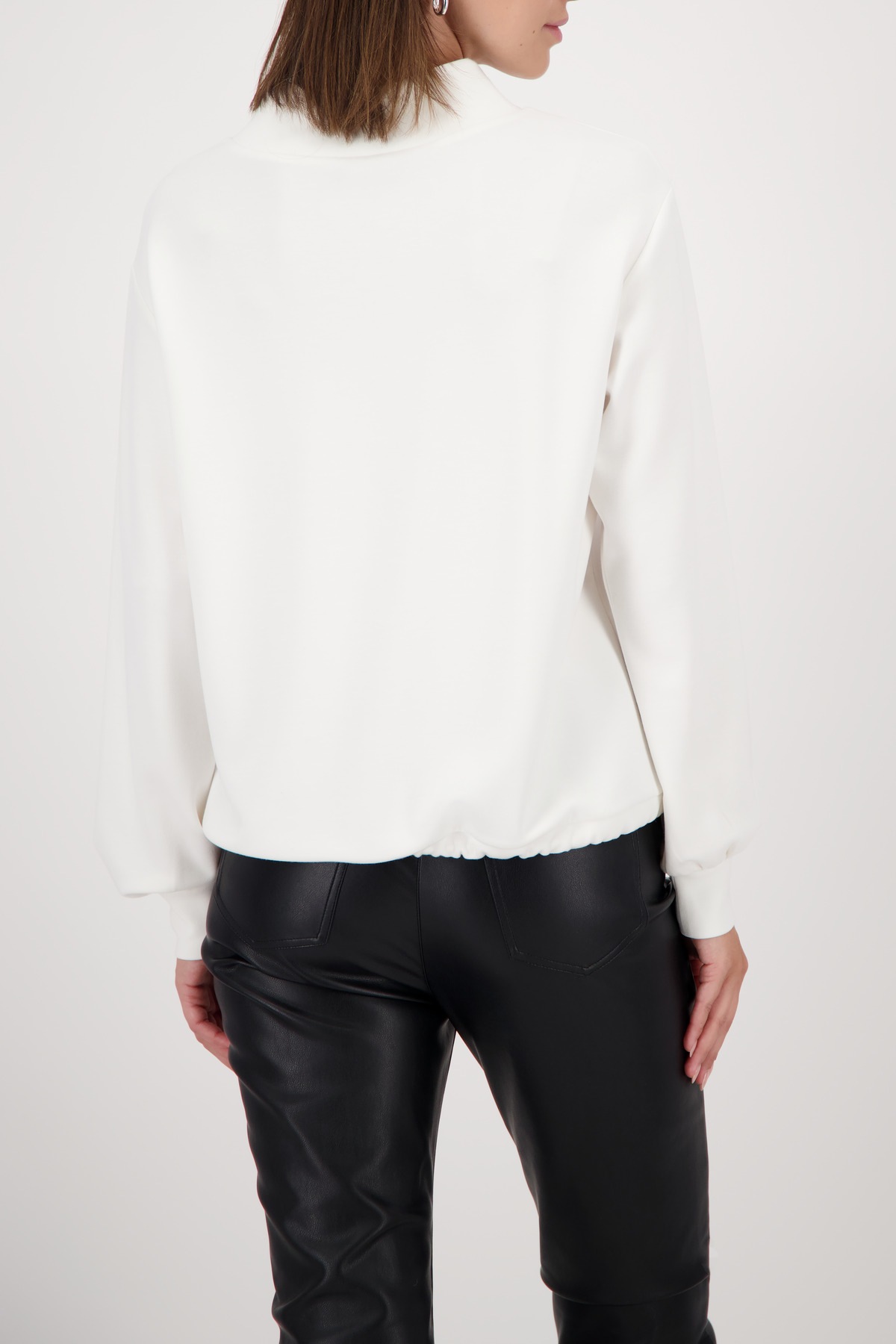 Monari Sweatshirt "Sweatshirt Basic Schmuckdetail" Regular fit mit Stehkrag günstig online kaufen