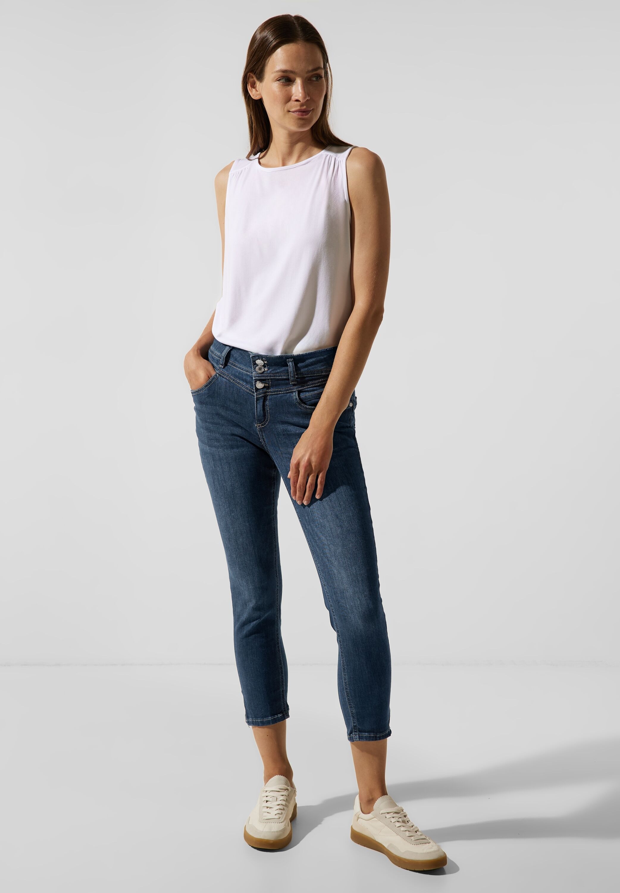STREET ONE Skinny-fit-Jeans, High Waist